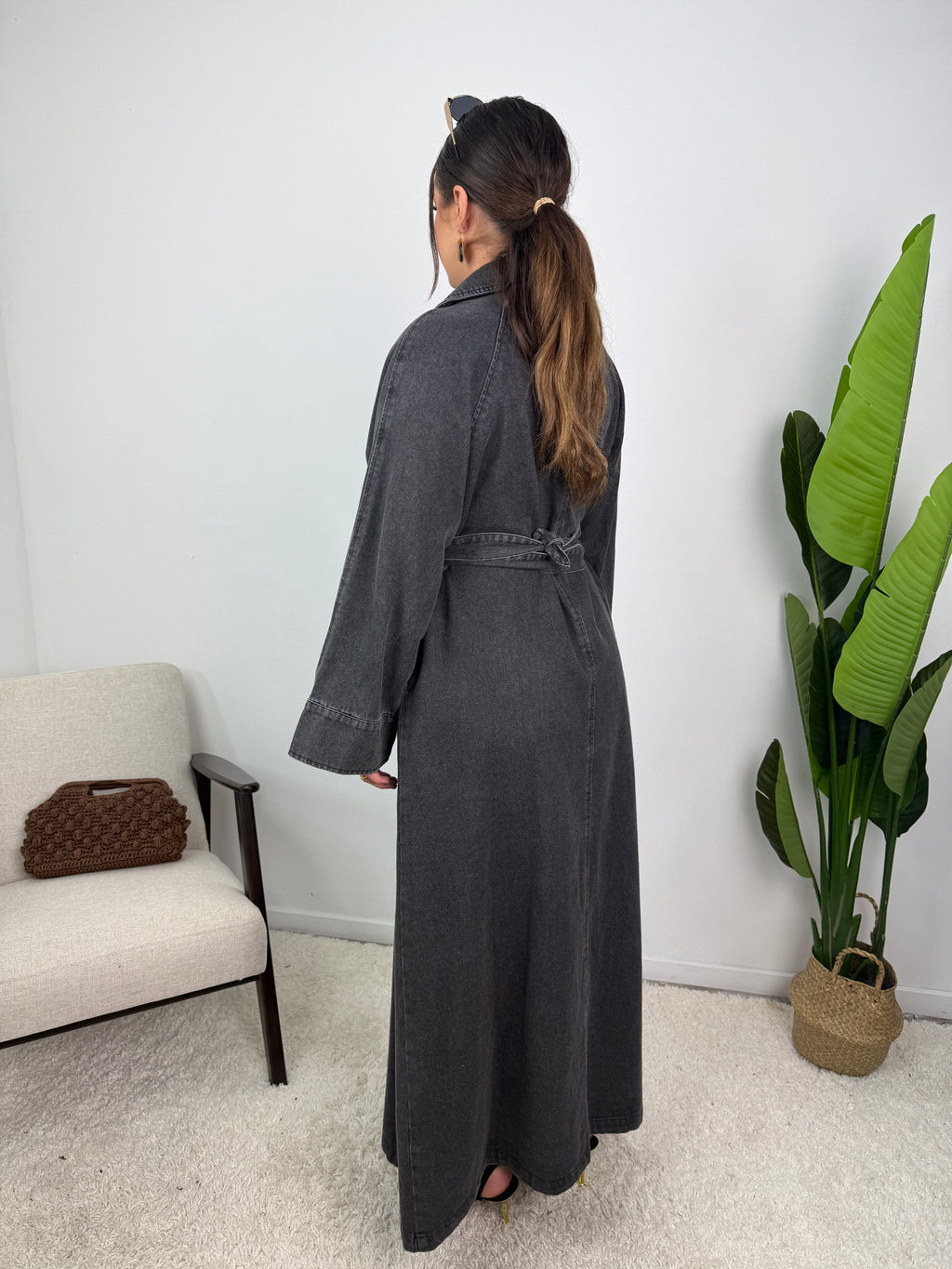 Veste trench en Jean Louise