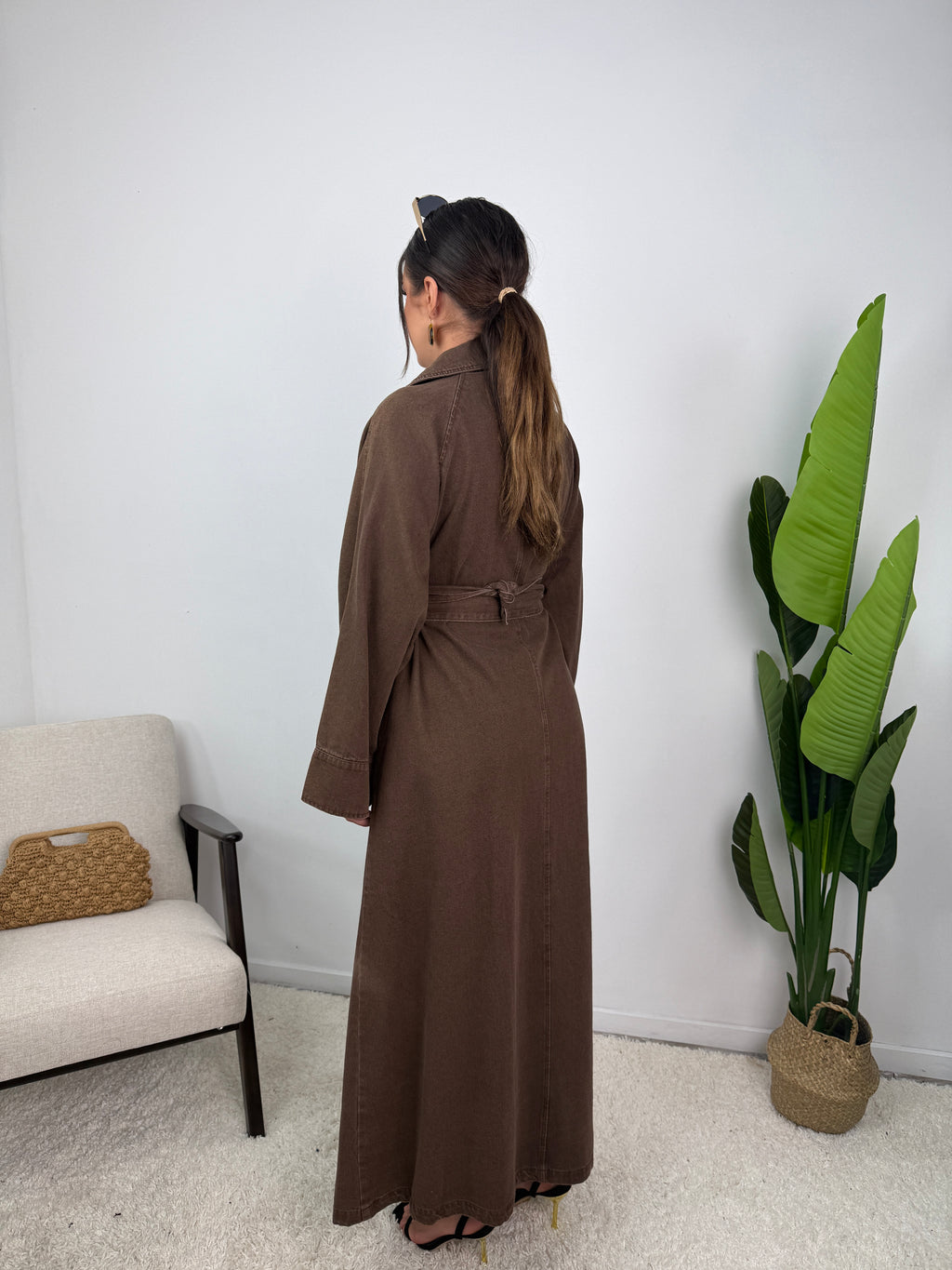 Veste trench en Jean Louise