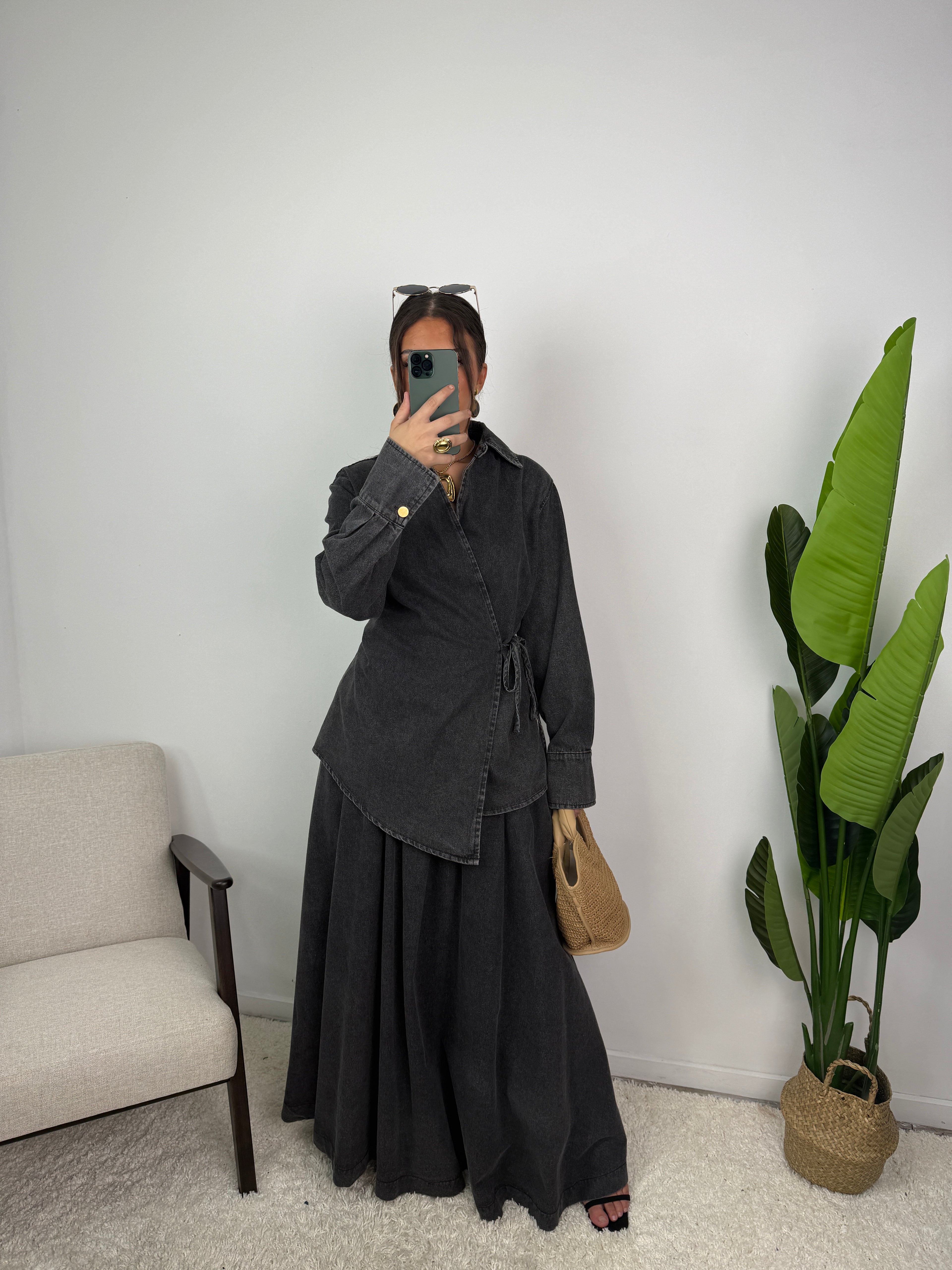 Ensemble Jupe Jean Jeanne