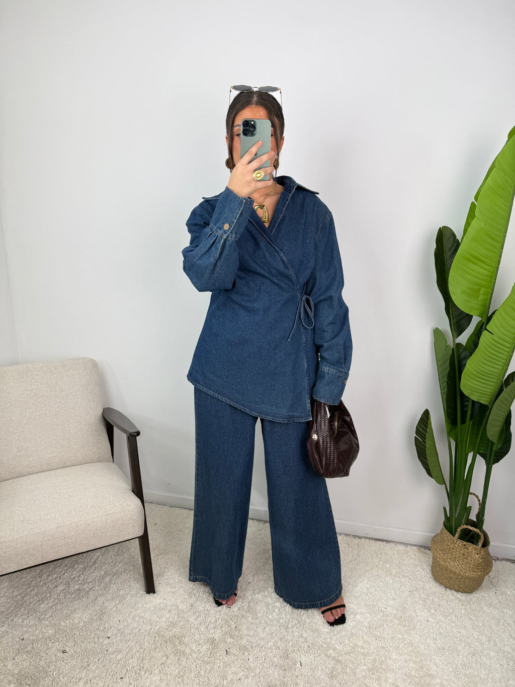 Ensemble jean pantalon léa