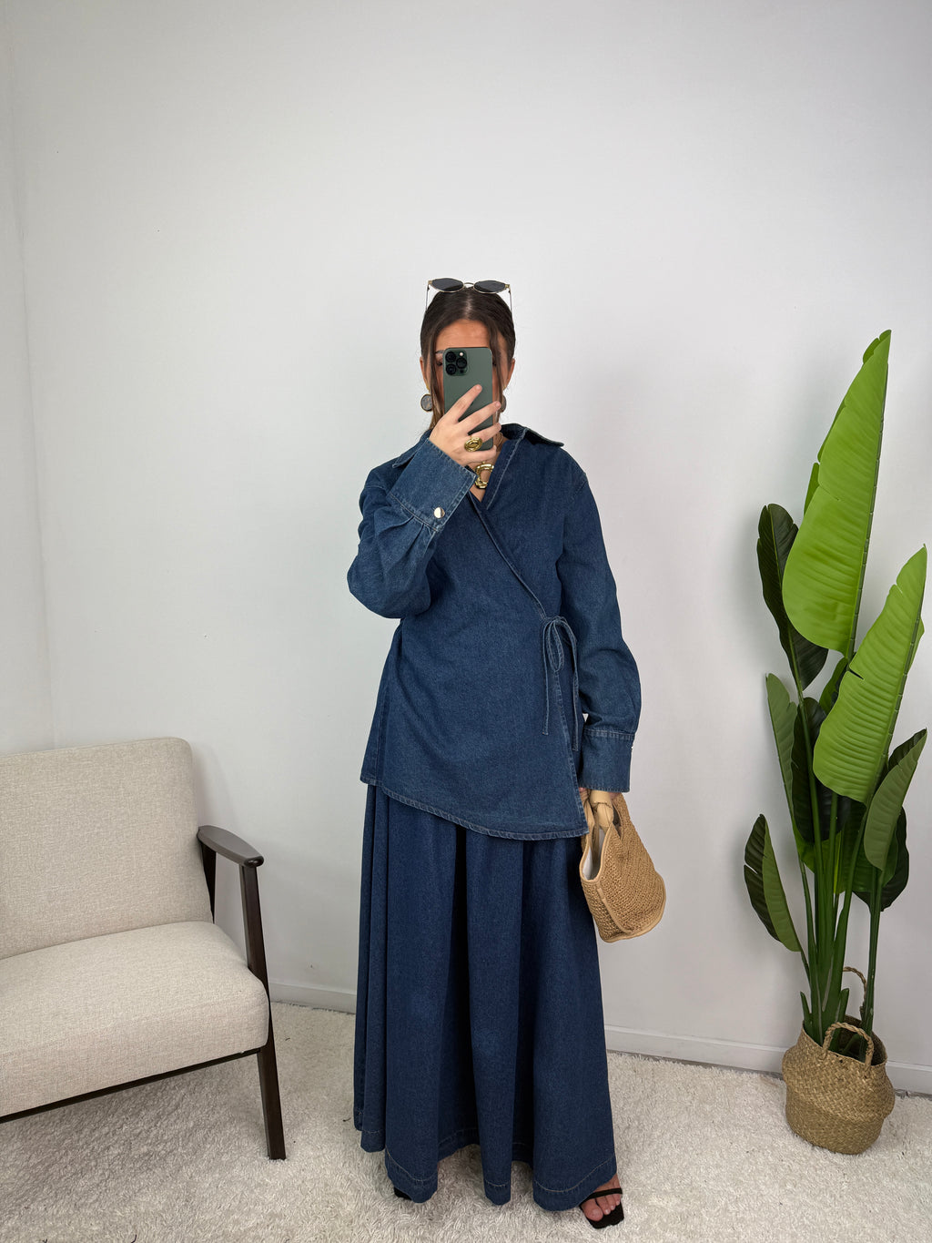 Ensemble Jupe Jean Jeanne