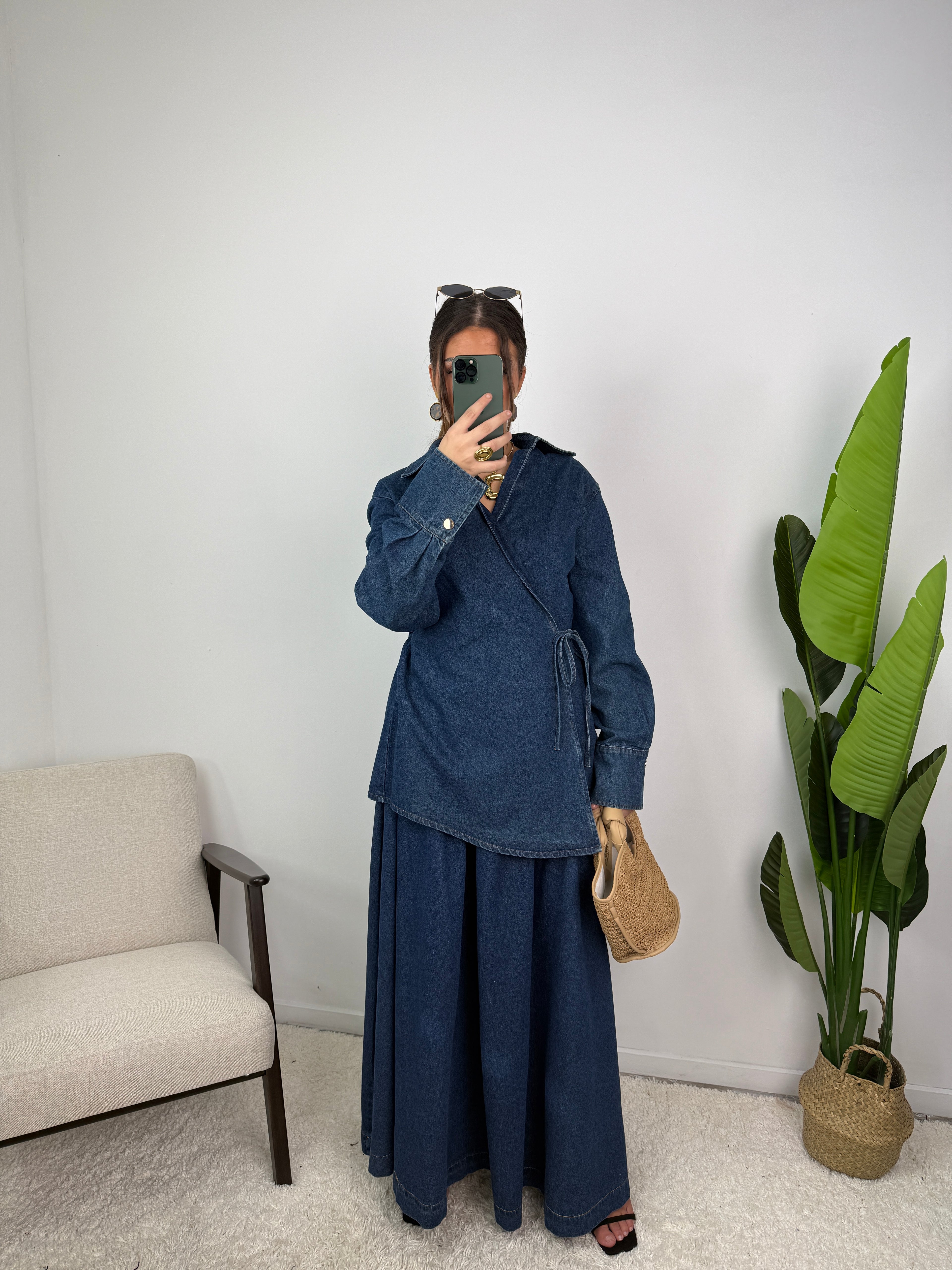 Ensemble Jupe Jean Jeanne