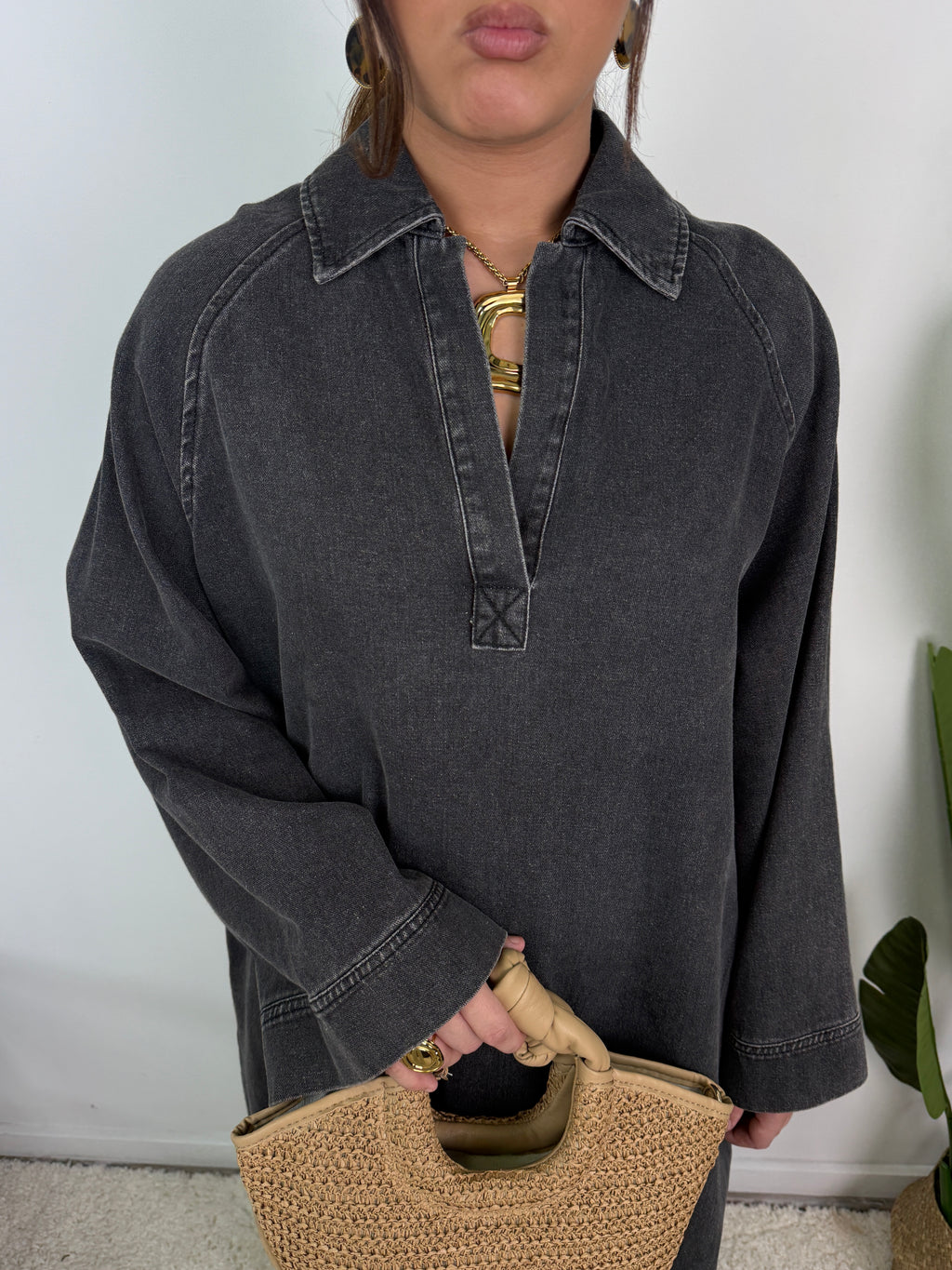 Robe Leïna - Abaya Denim