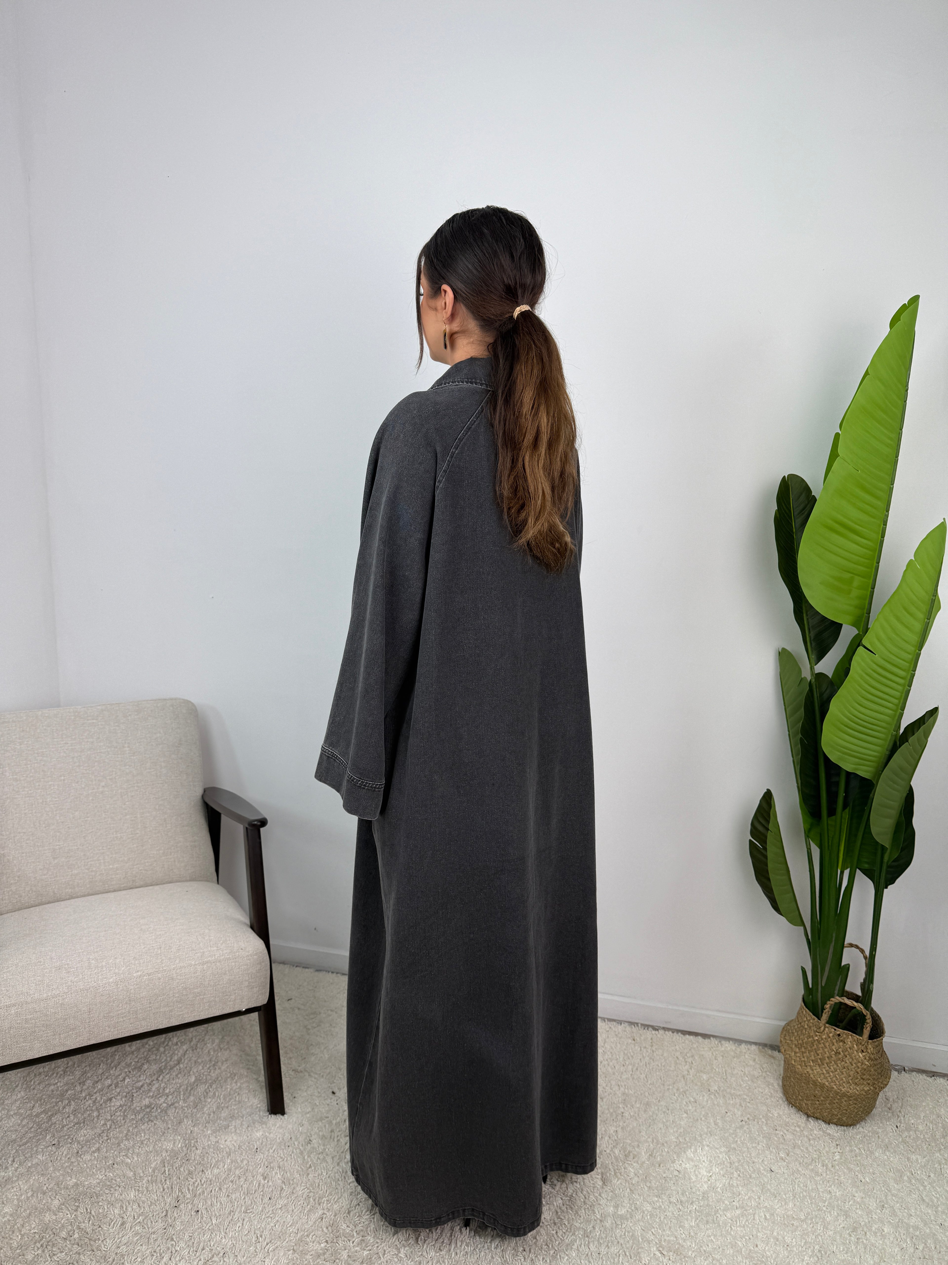 Robe Leïna - Abaya Denim