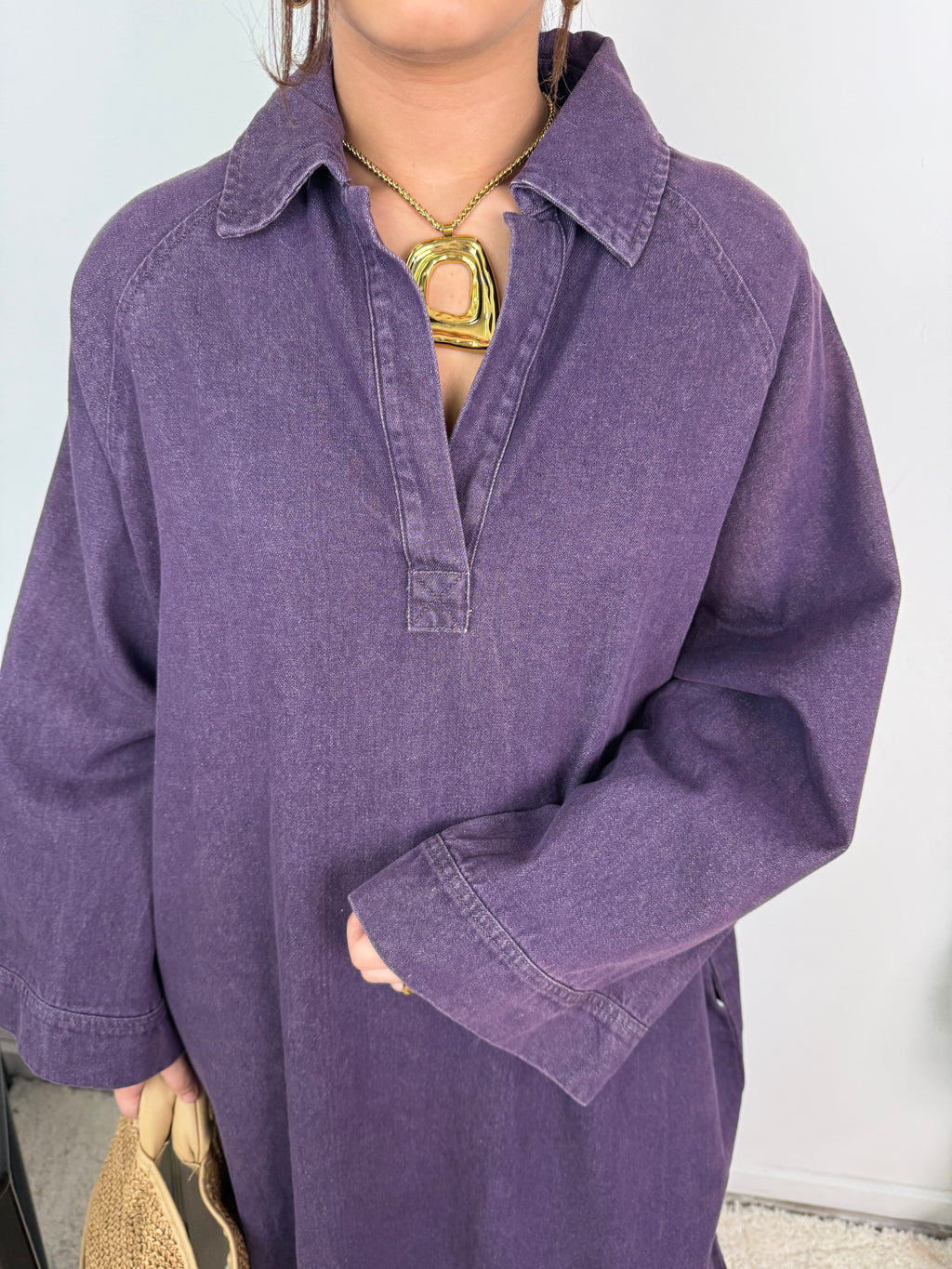 Robe Leïna - Abaya Denim
