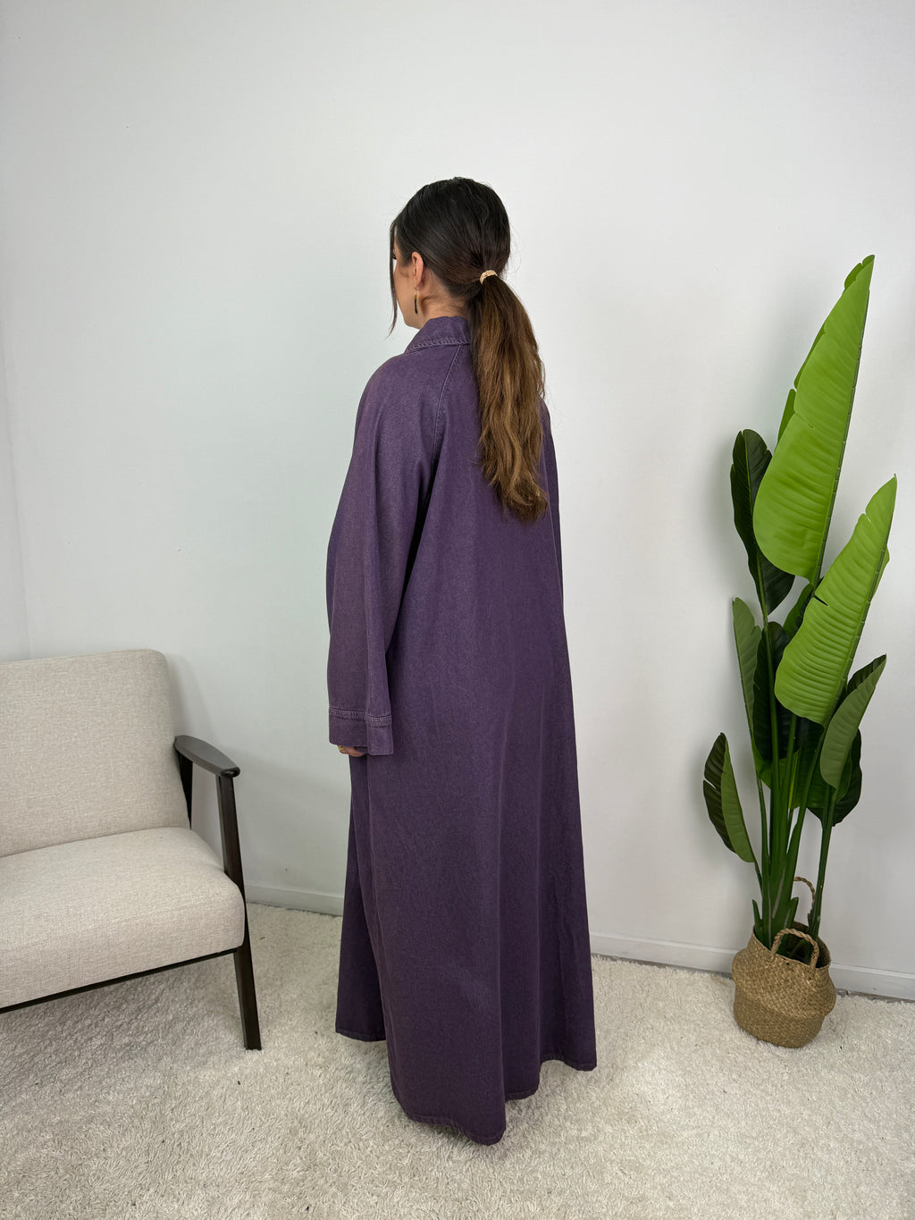 Robe Leïna - Abaya Denim