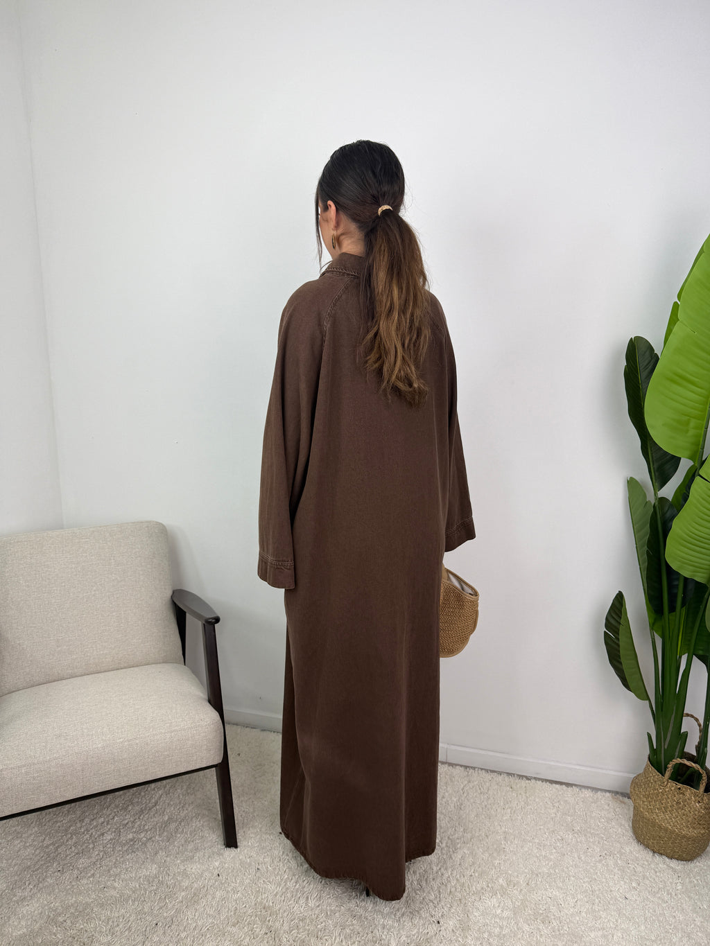 Robe Leïna - Abaya Denim