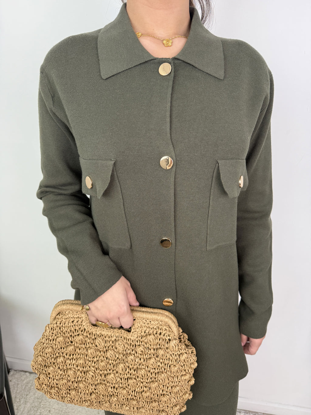 Ensemble Victoire – Maille boutonnée