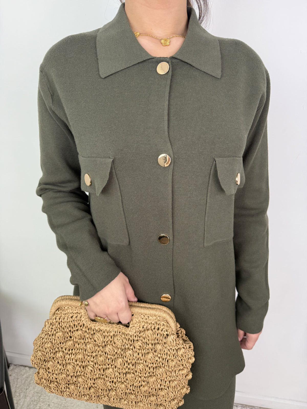 Ensemble Victoire – Maille boutonnée
