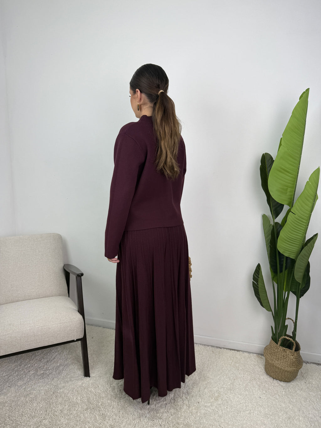 Ensemble Samira – Maille plissée