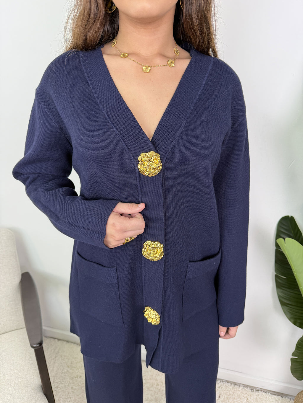 Ensemble Élora – Maille à gros boutons