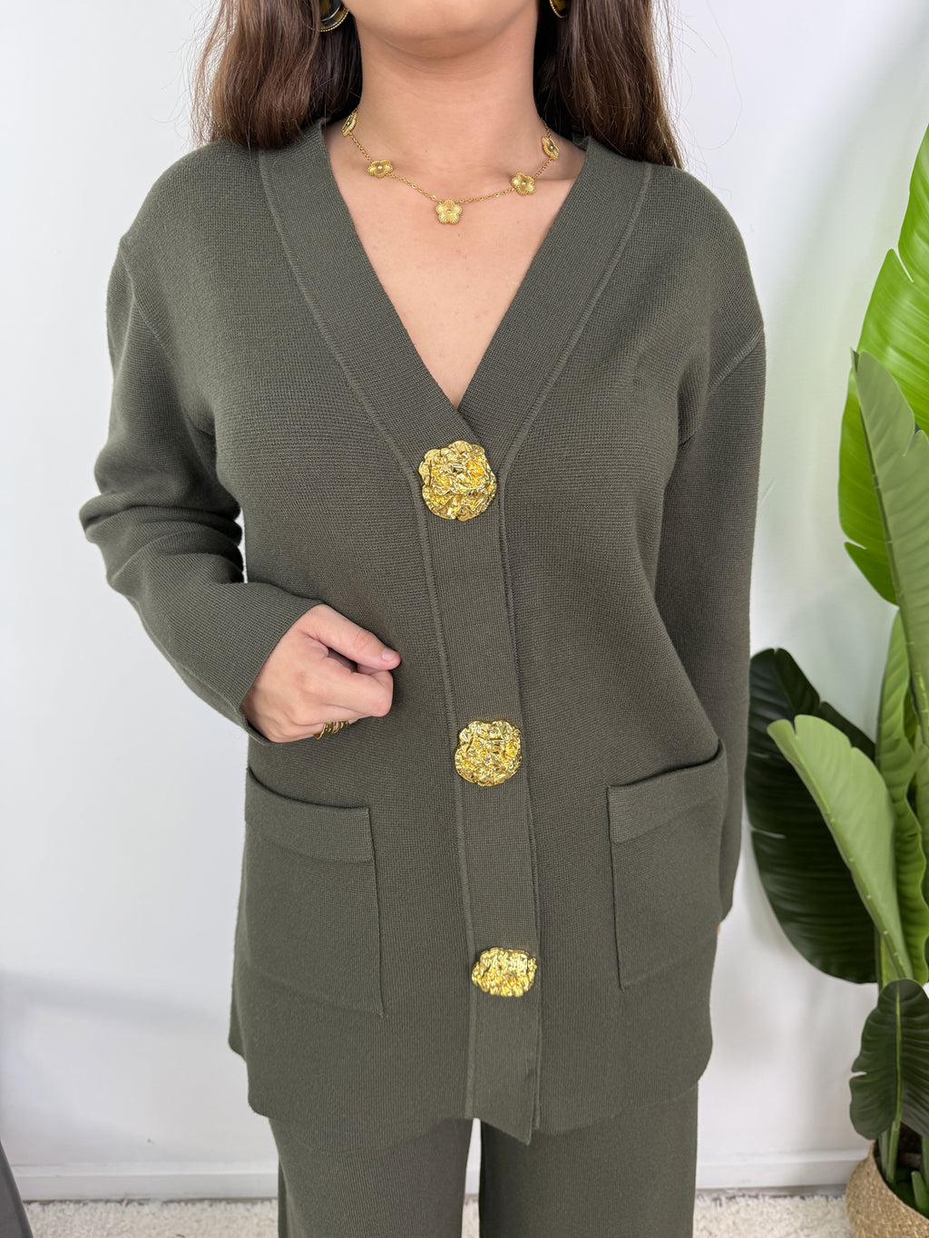 Ensemble Élora – Maille à gros boutons