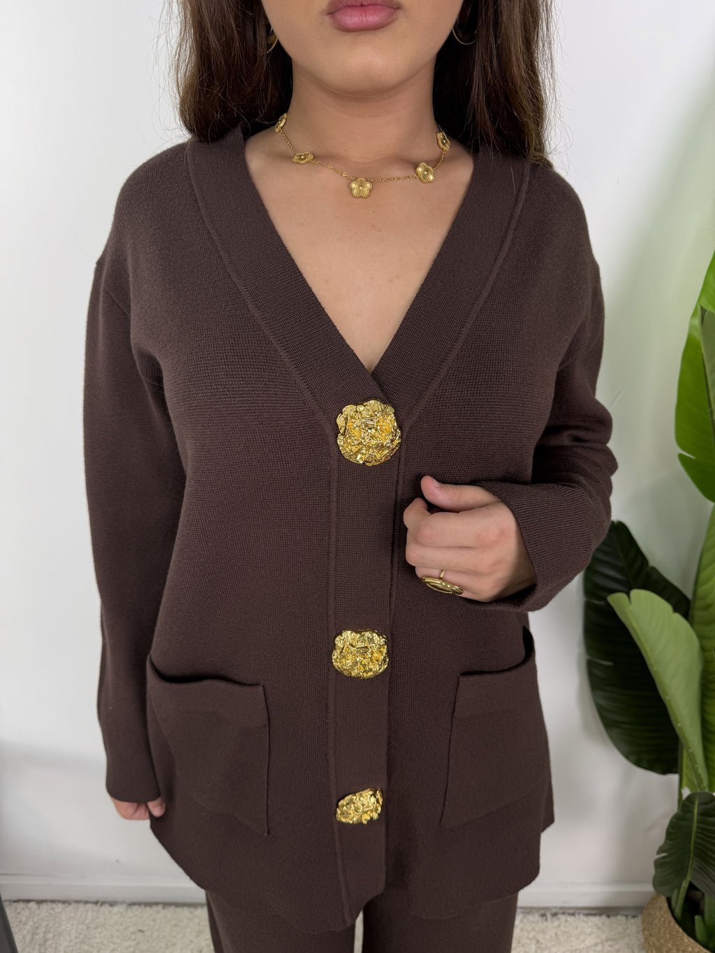 Ensemble Élora – Maille à gros boutons