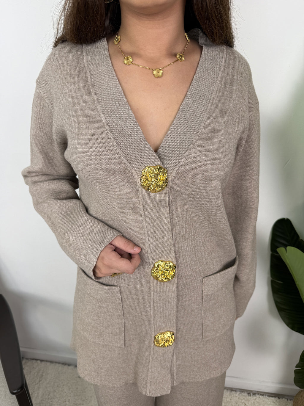 Ensemble Élora – Maille à gros boutons