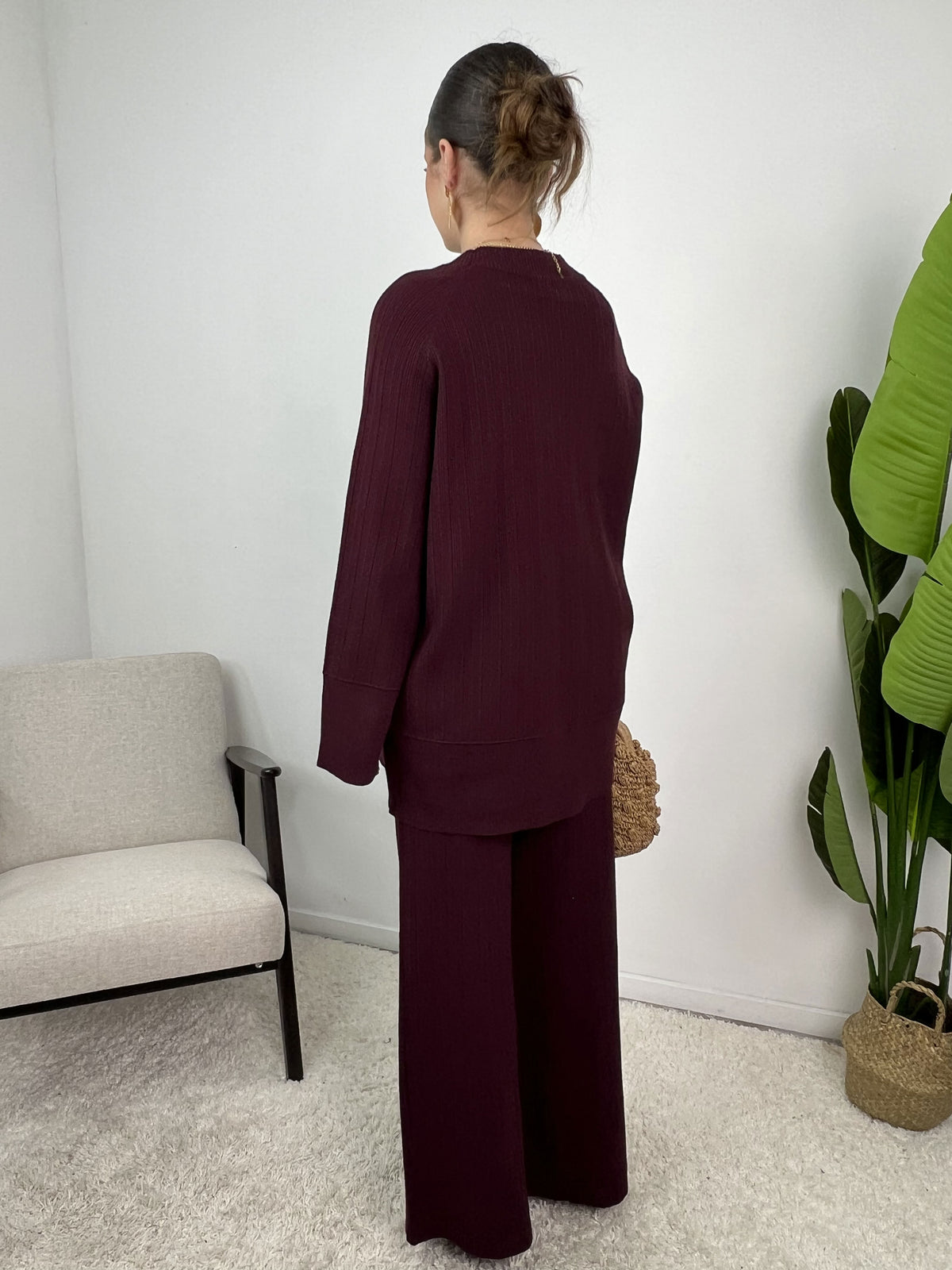 Ensemble Naïa – Maille côtelée