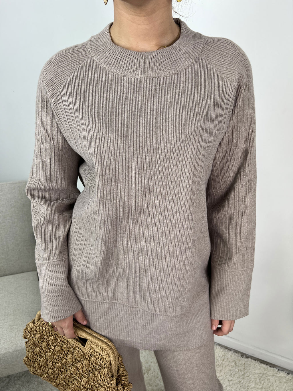 Ensemble Naïa – Maille côtelée