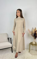 Robe Amélia – Maille plissée