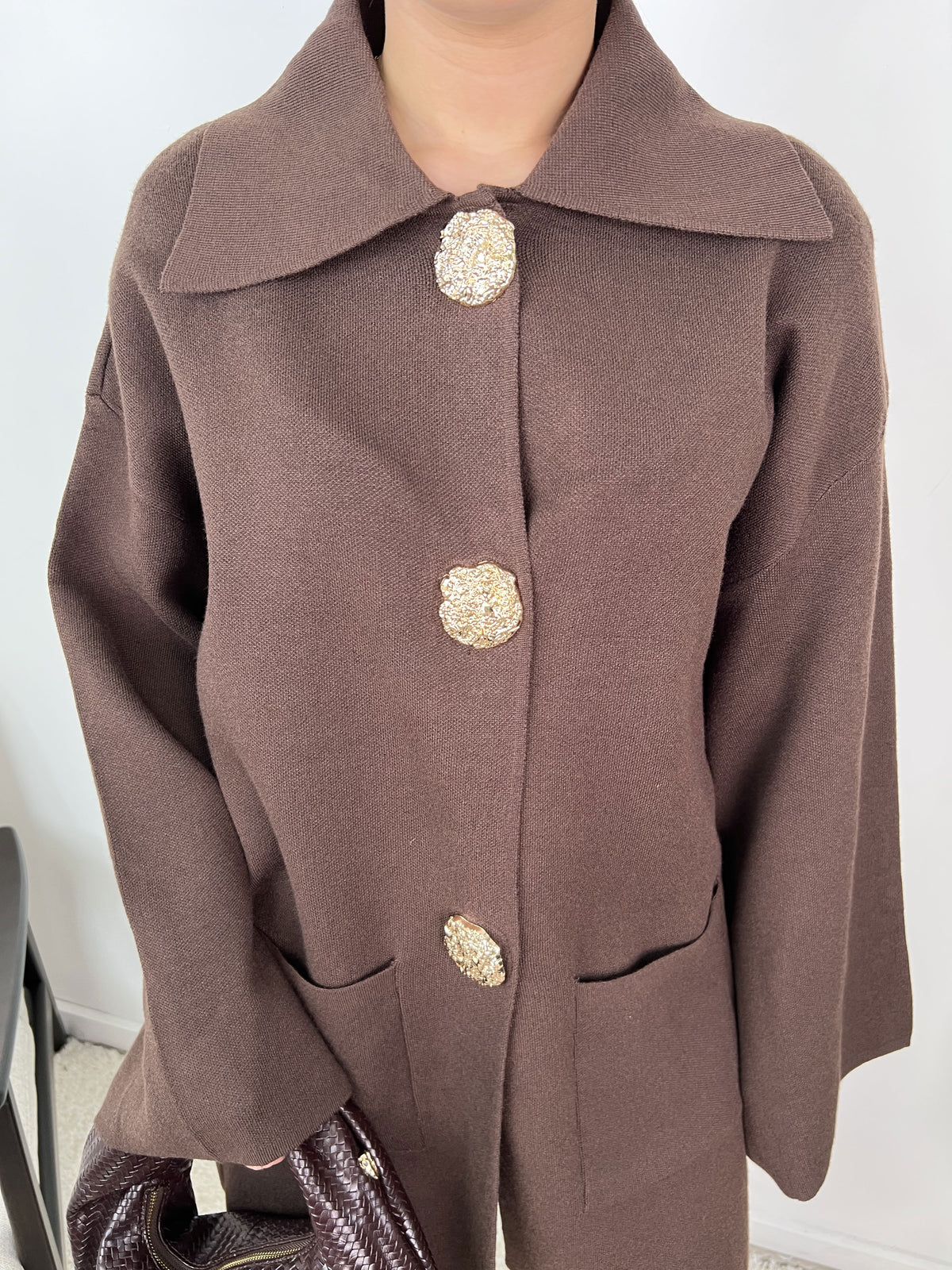 Ensemble à boutons dorés Elysia