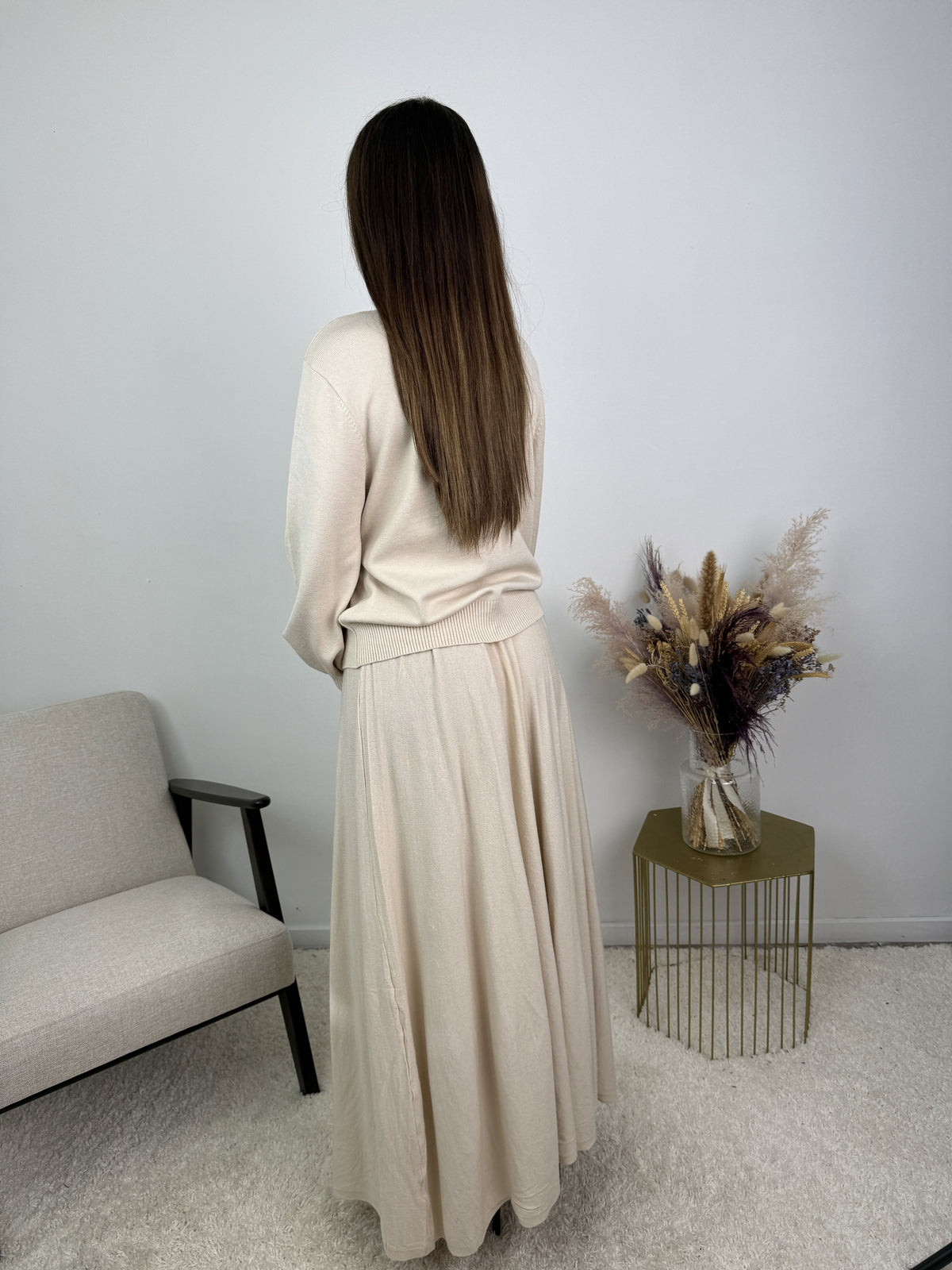 Ensemble Léonore – Maille & jupe évasée