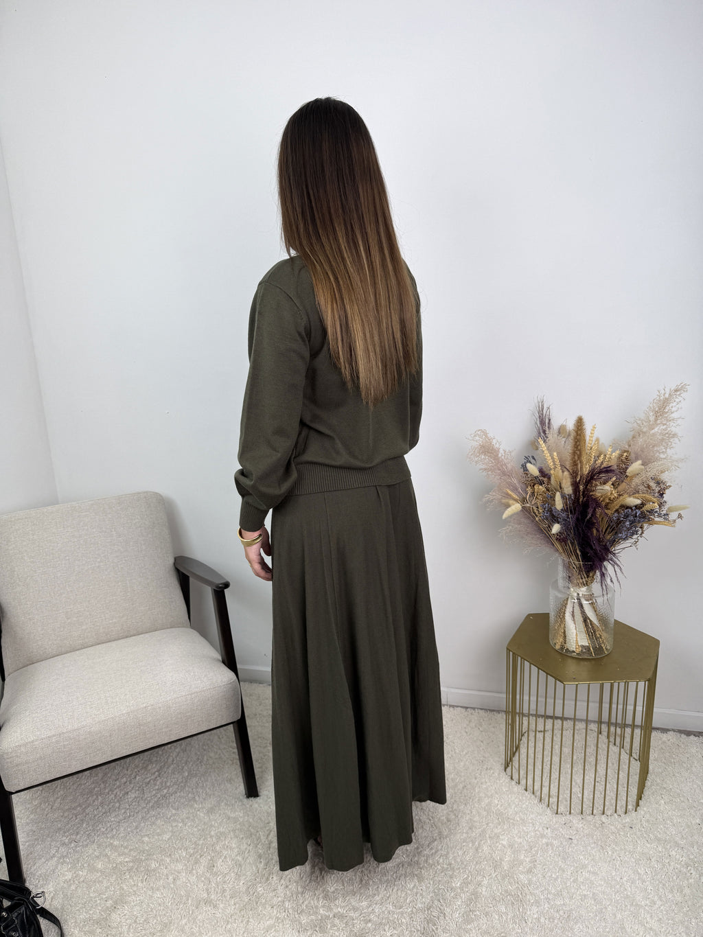 Ensemble Léonore – Maille & jupe évasée
