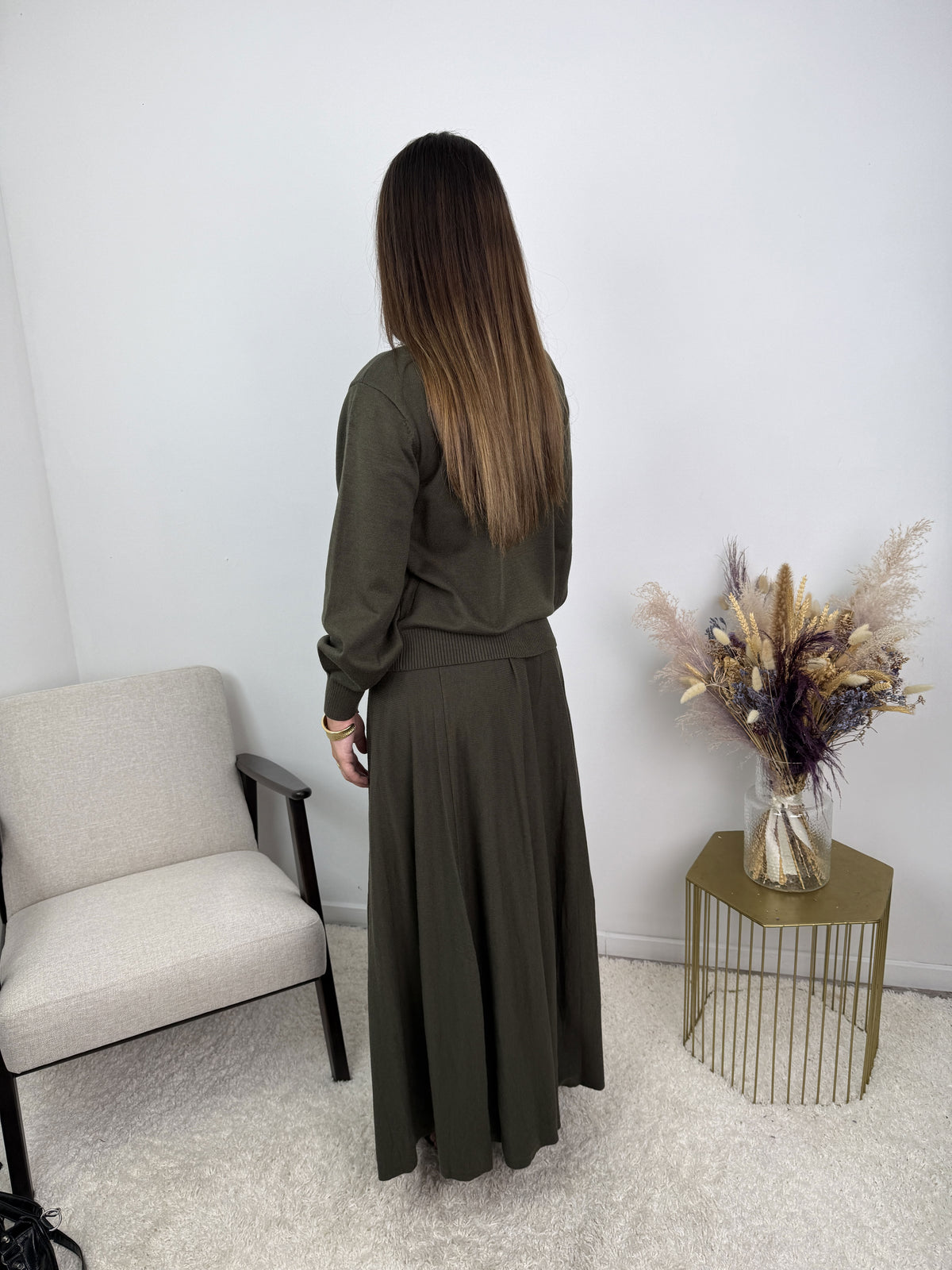 Ensemble Léonore – Maille & jupe évasée