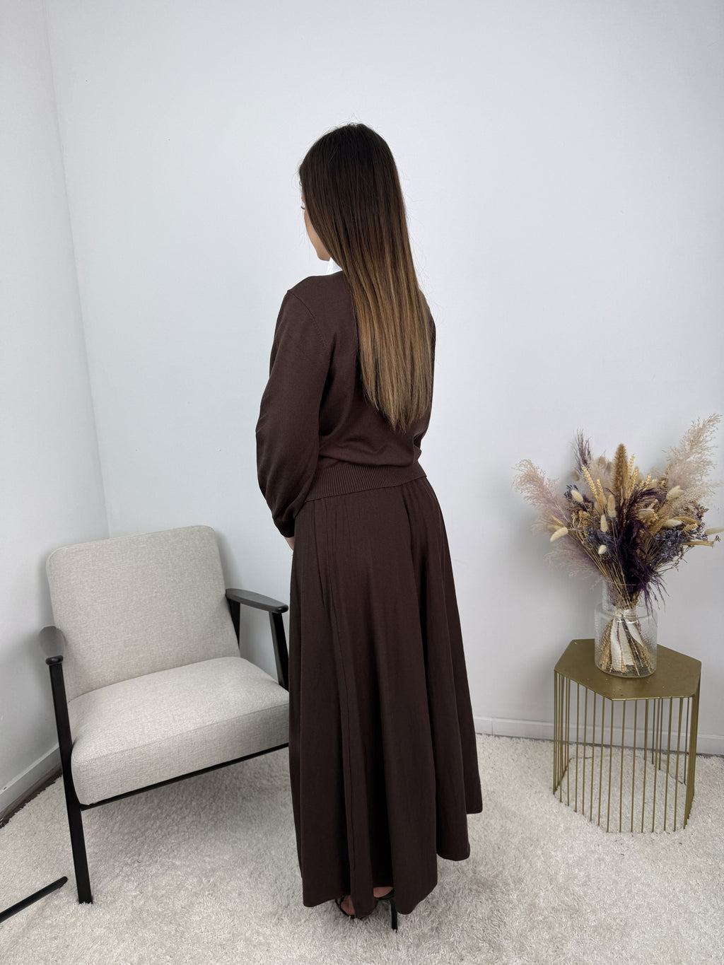 Ensemble Léonore – Maille & jupe évasée