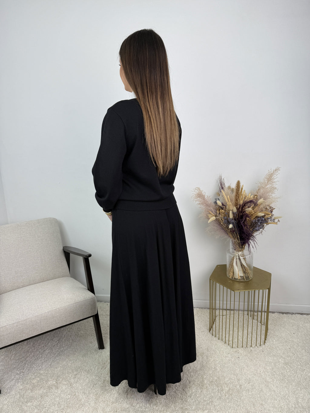 Ensemble Léonore – Maille & jupe évasée