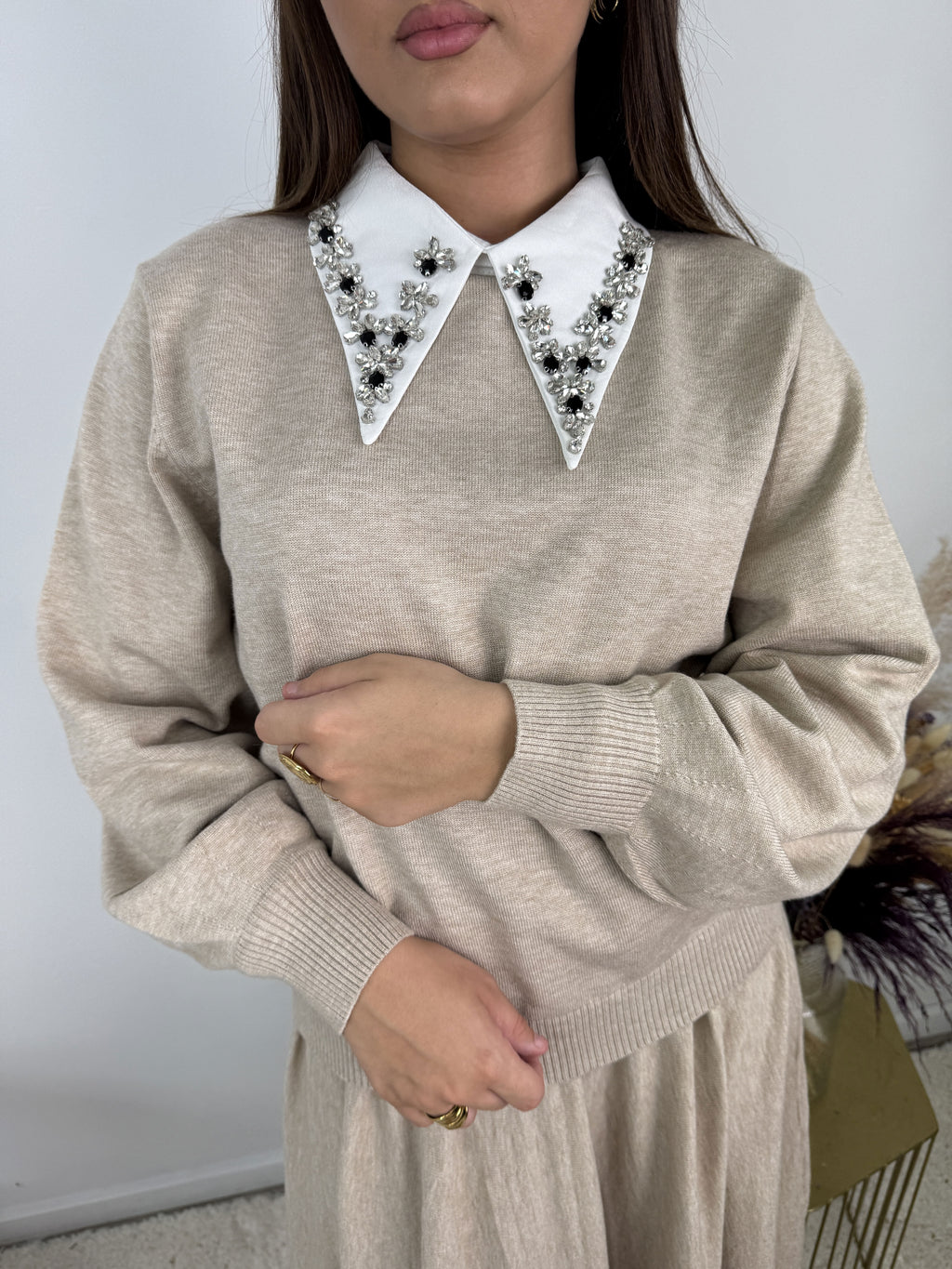 Ensemble Léonore – Maille & jupe évasée