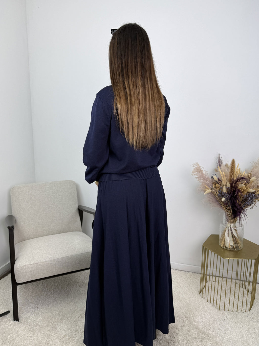 Ensemble Léonore – Maille & jupe évasée