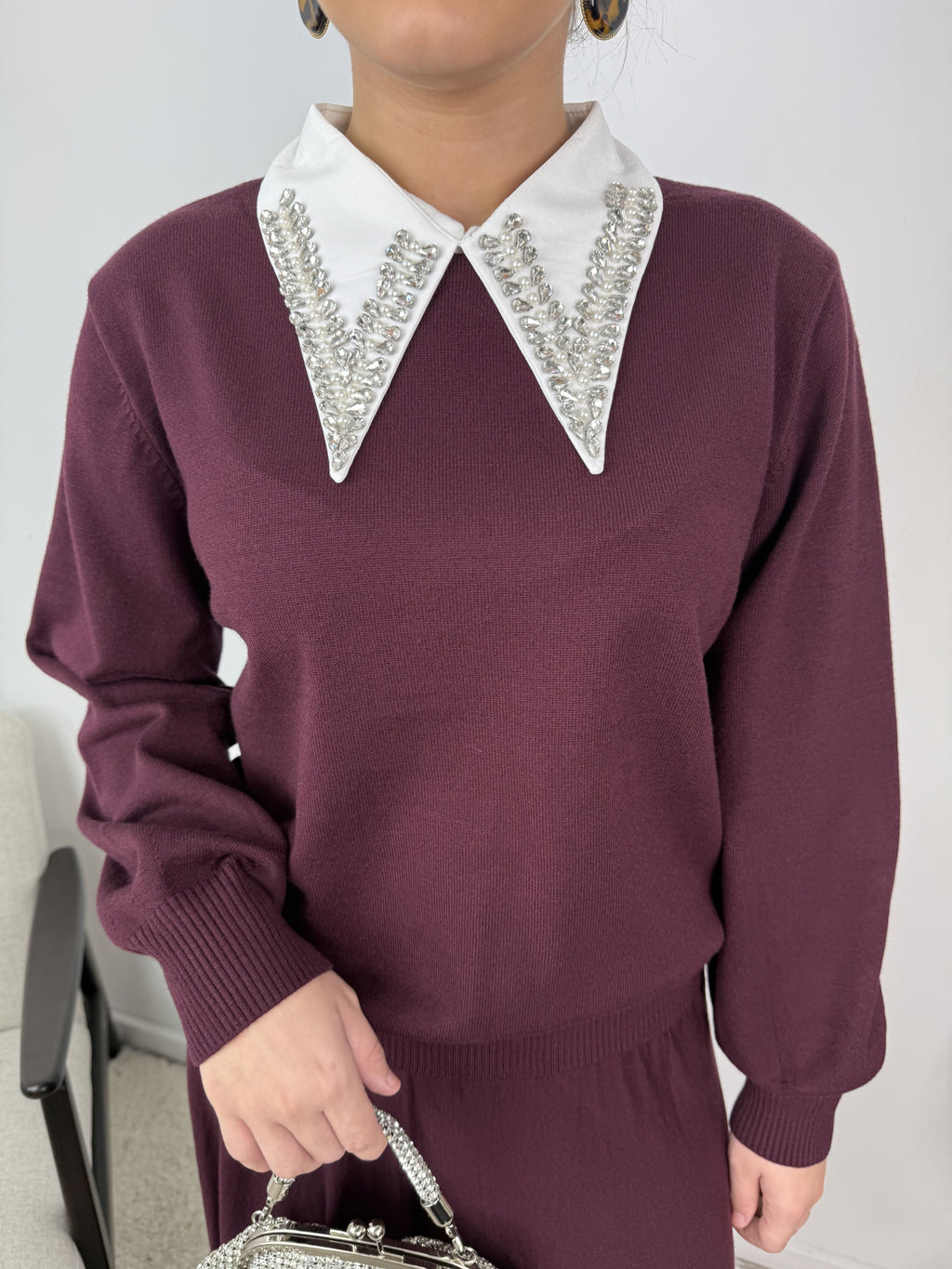 Ensemble Inès – Maille & jupe évasée