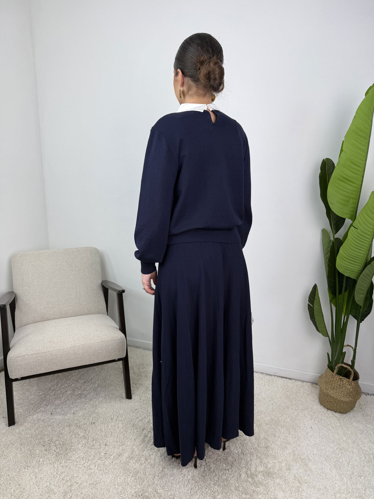 Ensemble Inès – Maille & jupe évasée