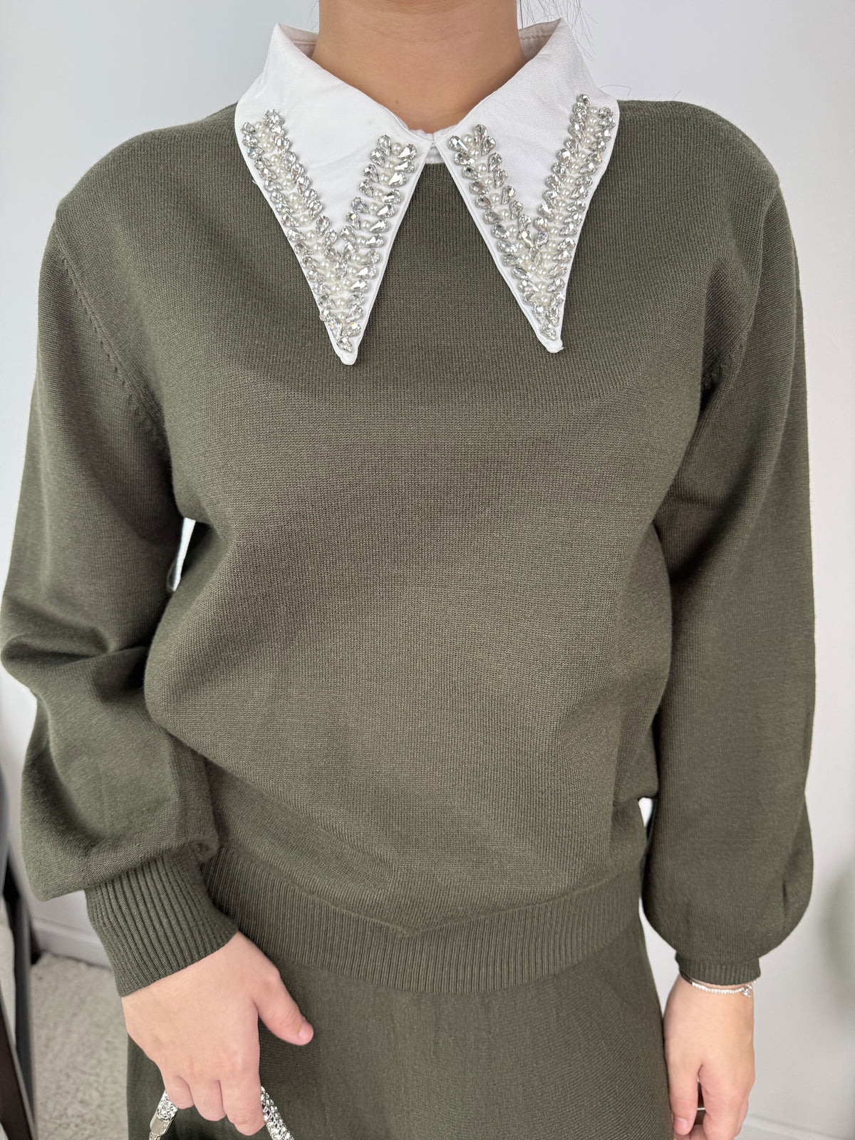 Ensemble Inès – Maille & jupe évasée
