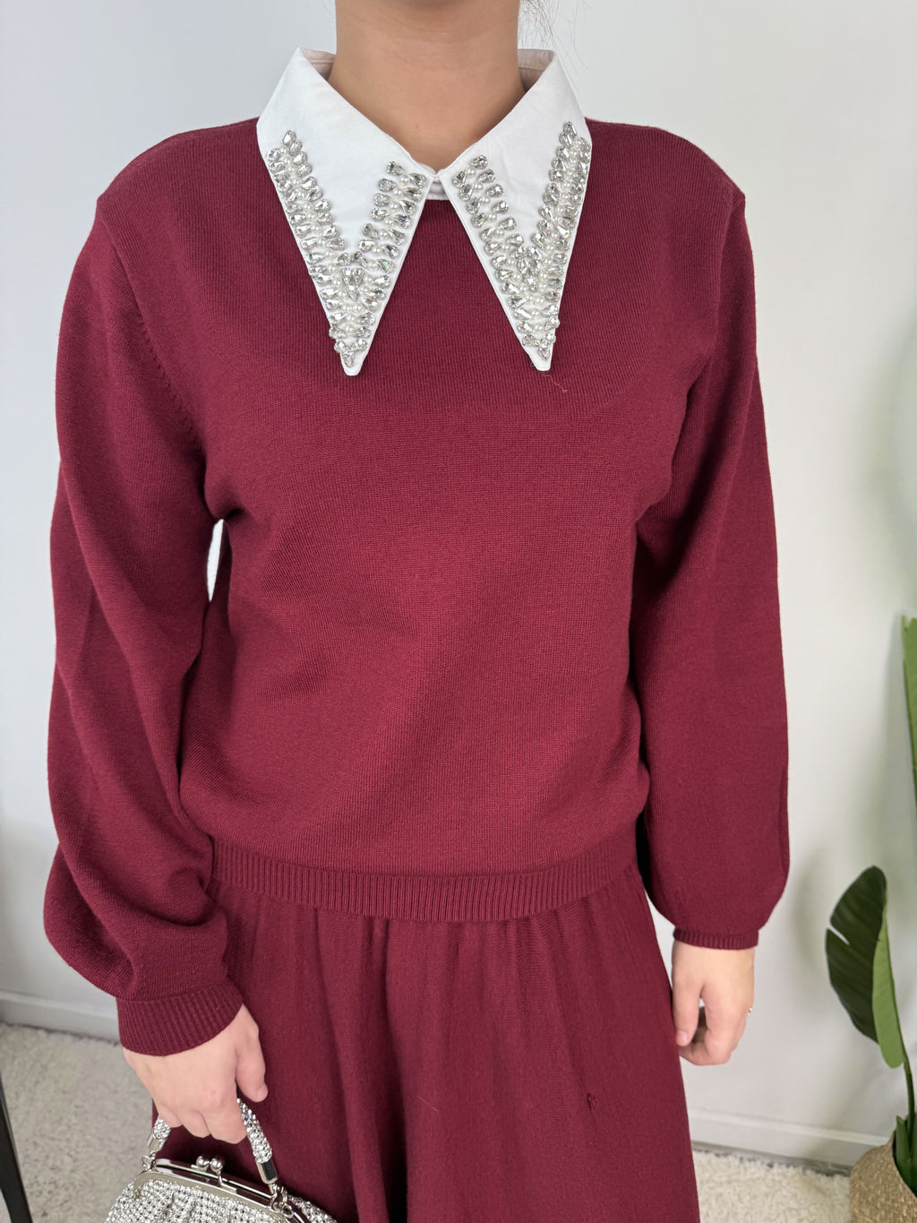 Ensemble Inès – Maille & jupe évasée