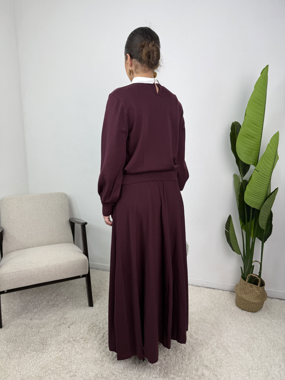 Ensemble Ena  – Maille & jupe évasée