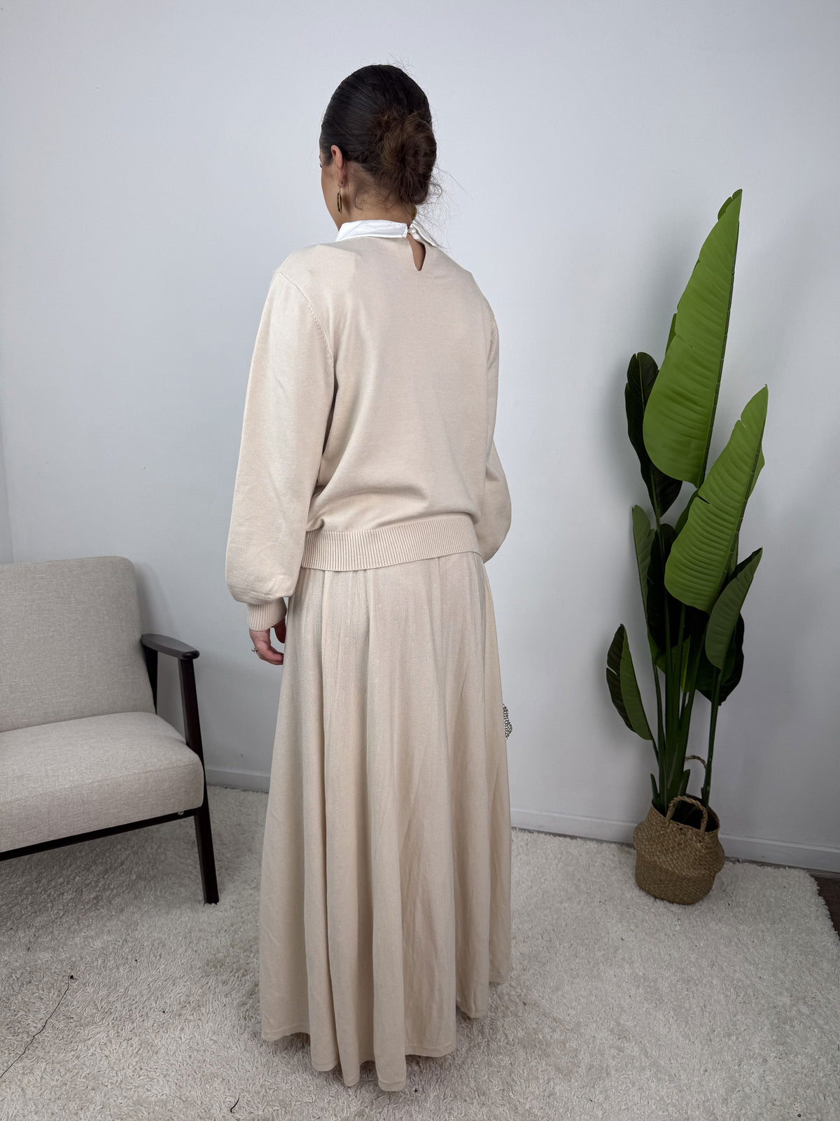 Ensemble Ena  – Maille & jupe évasée