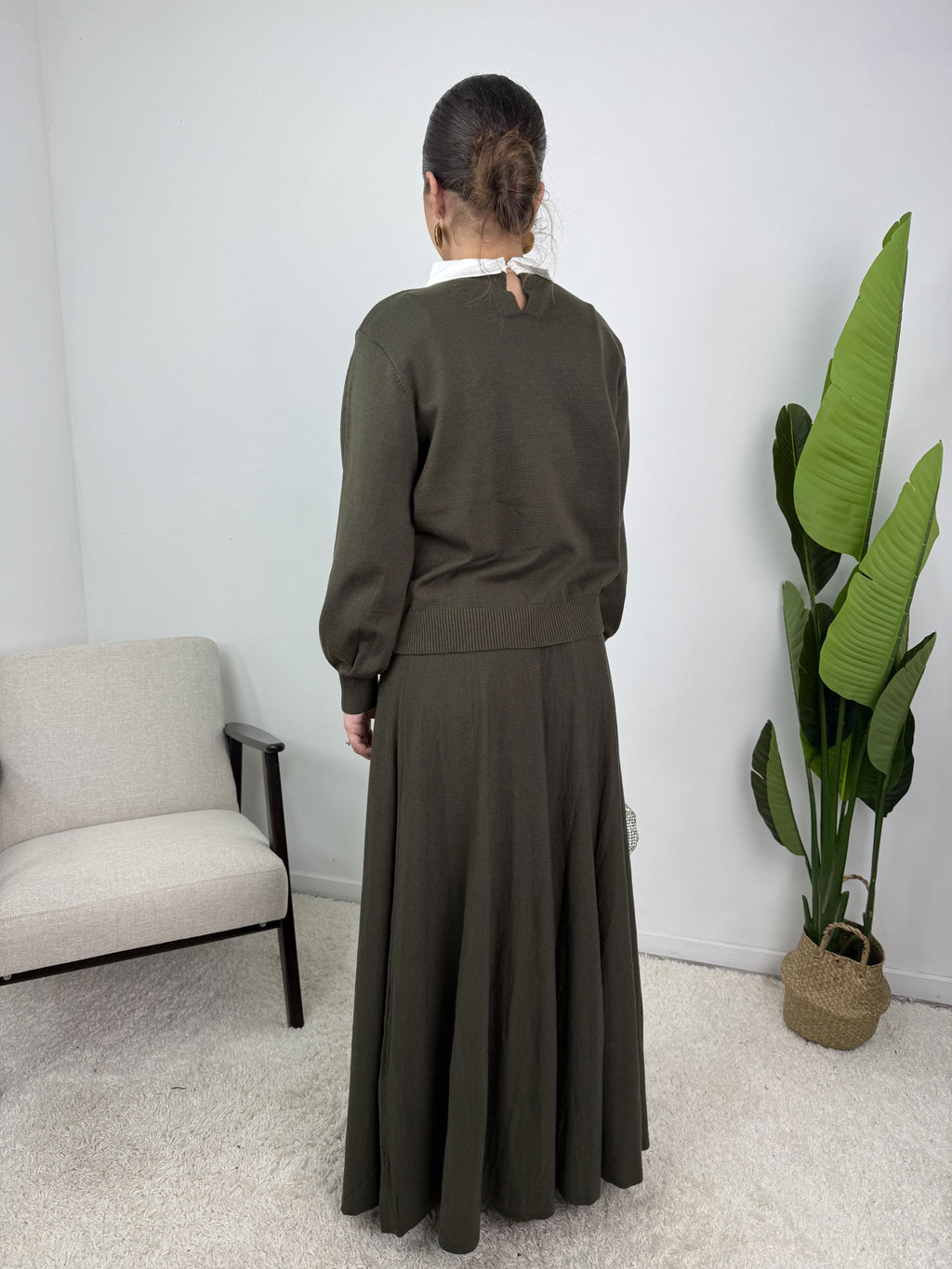 Ensemble Ena  – Maille & jupe évasée