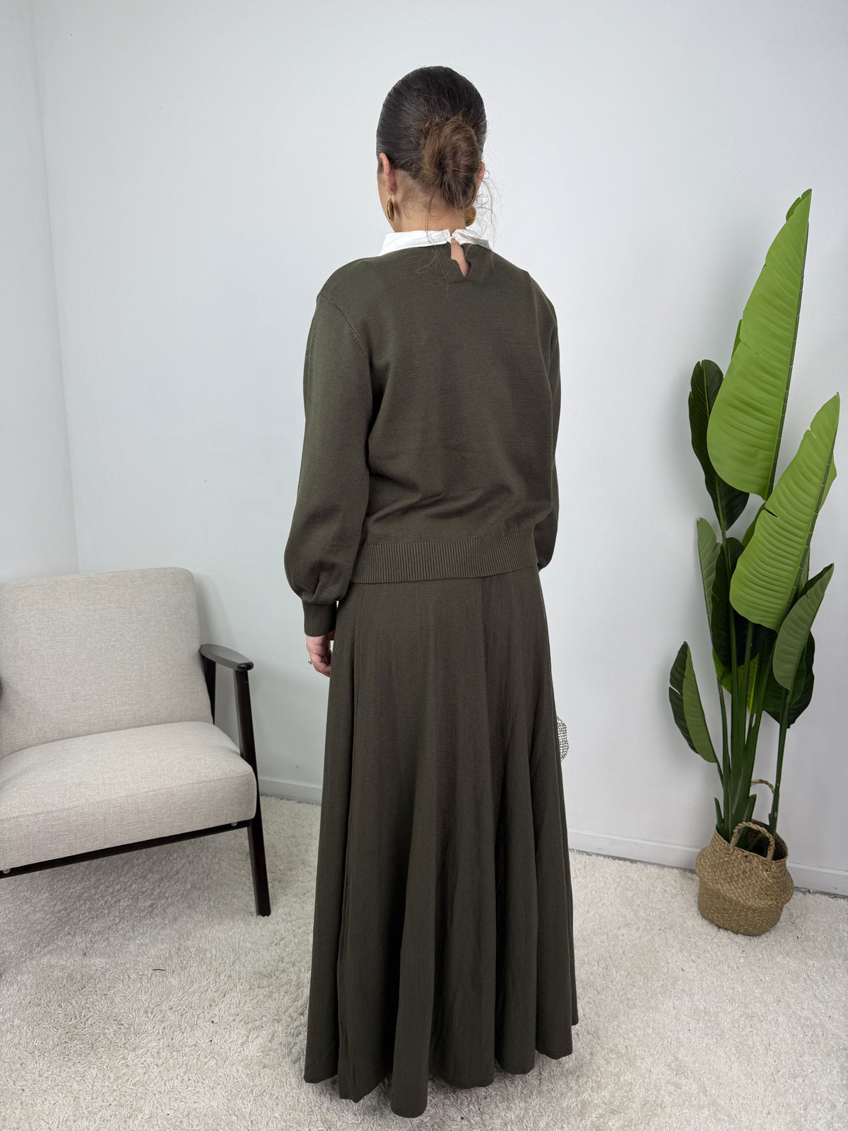 Ensemble Ena  – Maille & jupe évasée