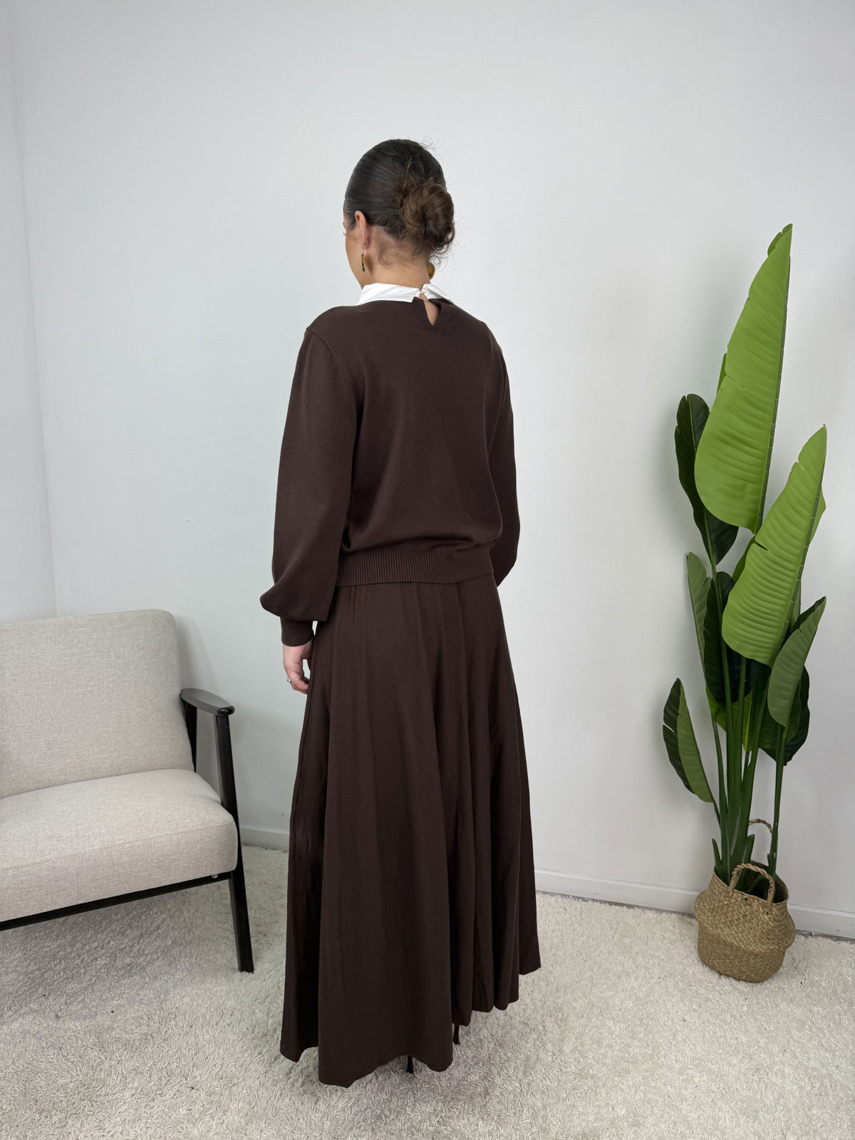 Ensemble Ena  – Maille & jupe évasée