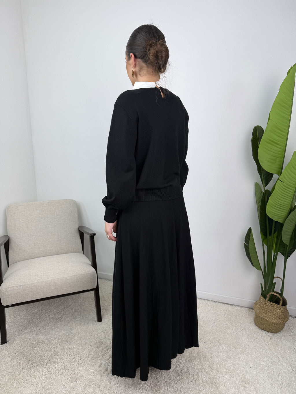 Ensemble Ena  – Maille & jupe évasée