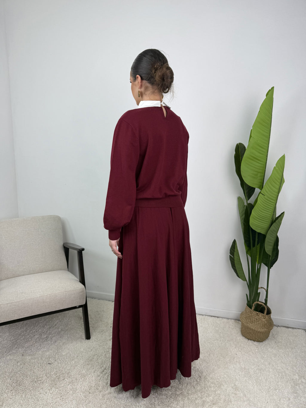 Ensemble Ena  – Maille & jupe évasée