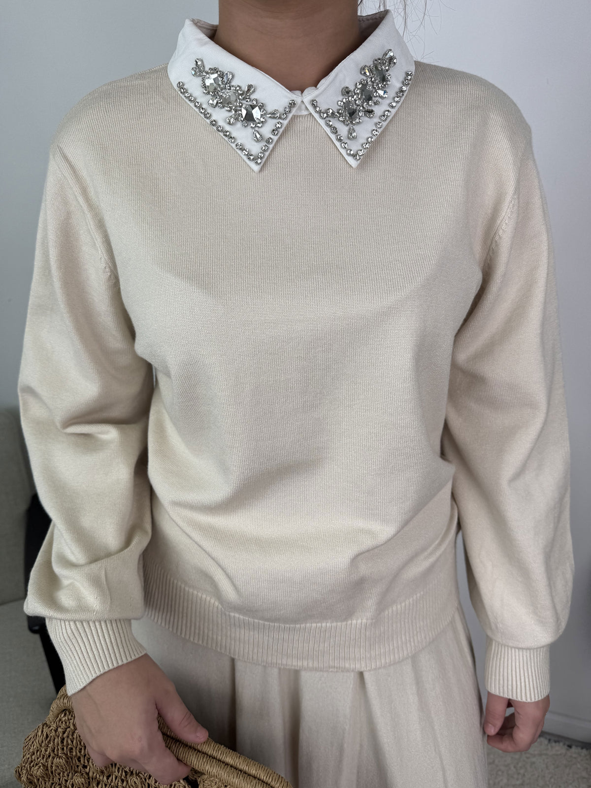 Ensemble Myra – Maille & jupe évasée