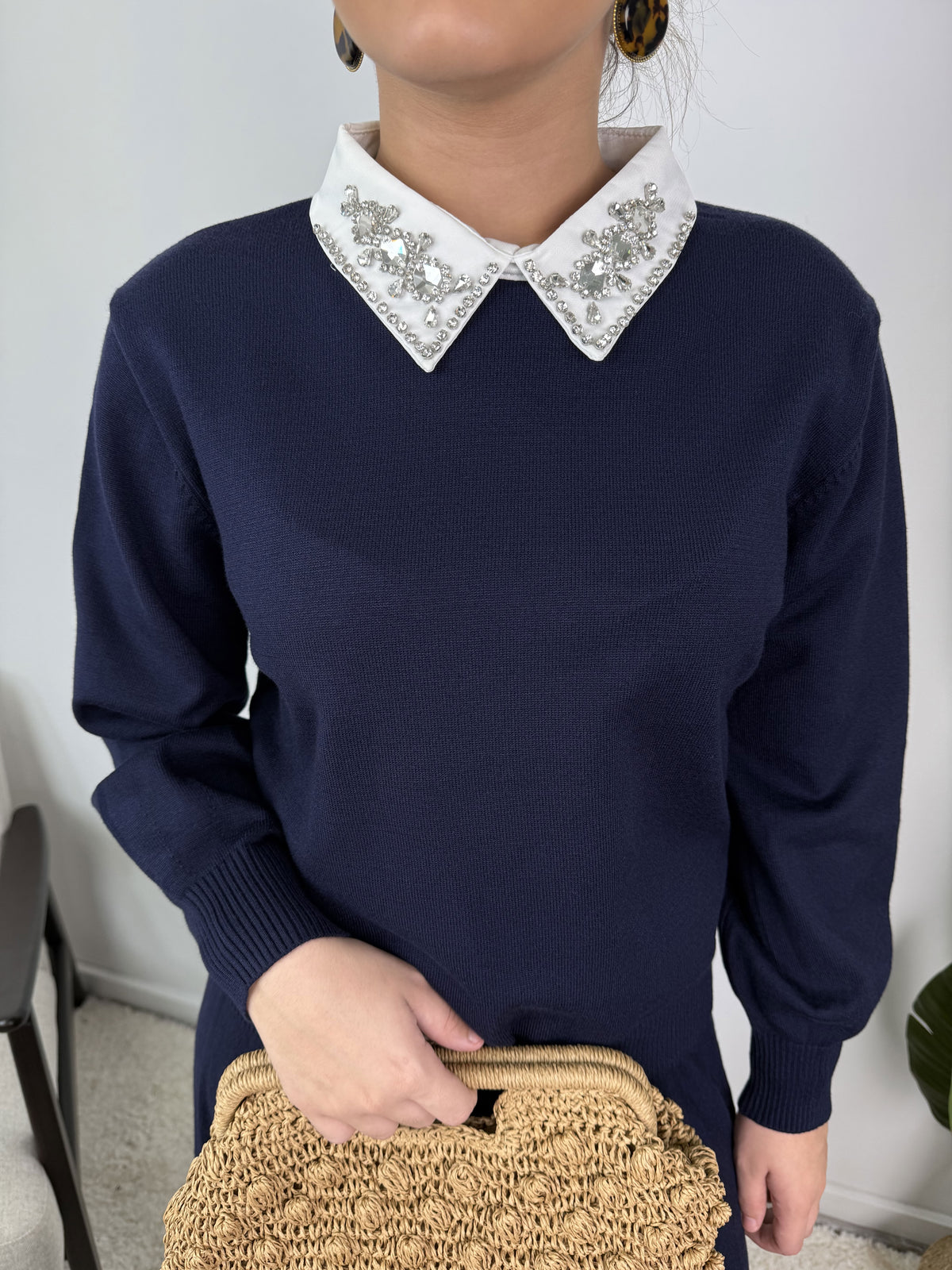 Ensemble Myra – Maille & jupe évasée