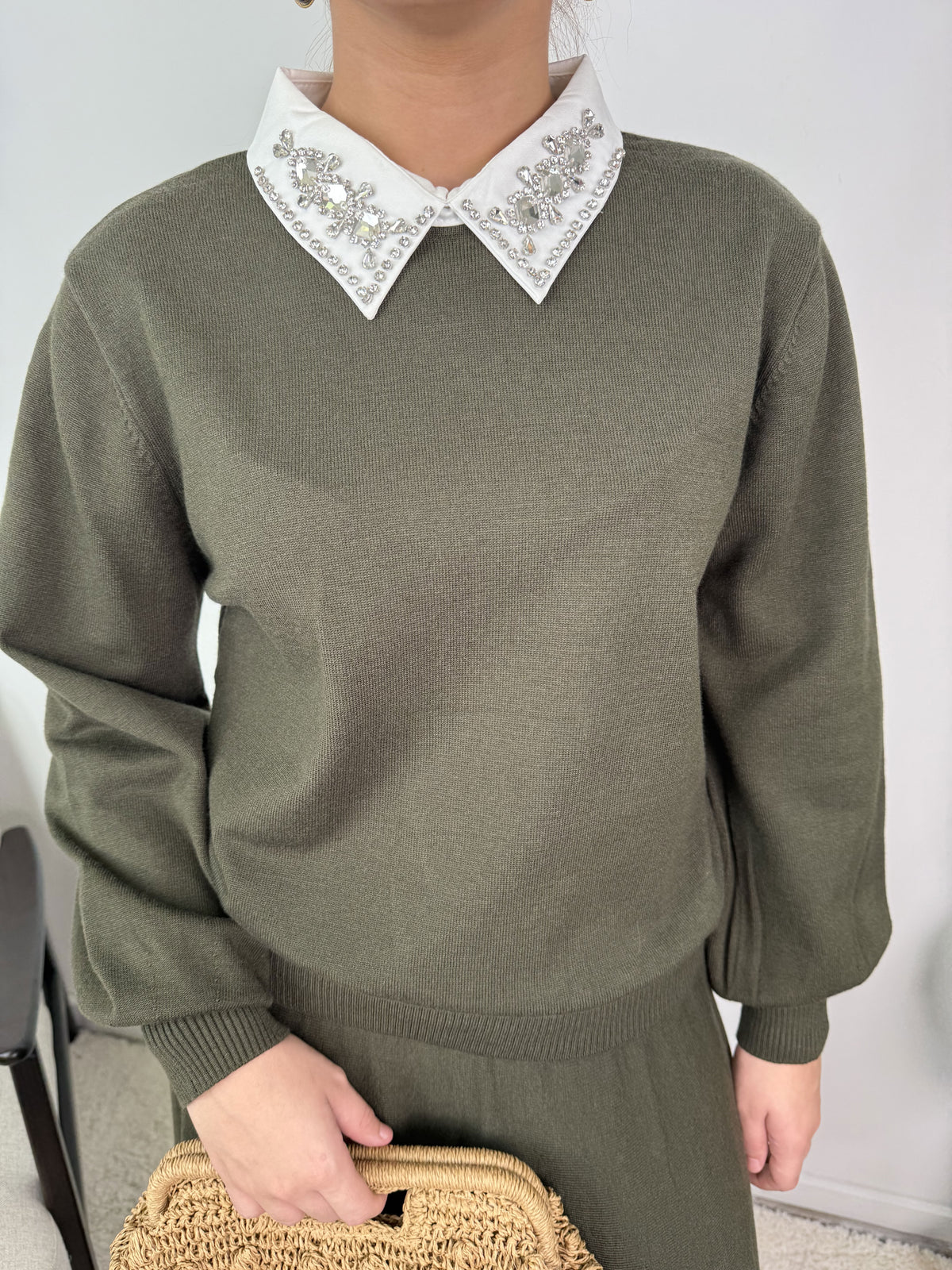Ensemble Myra – Maille & jupe évasée