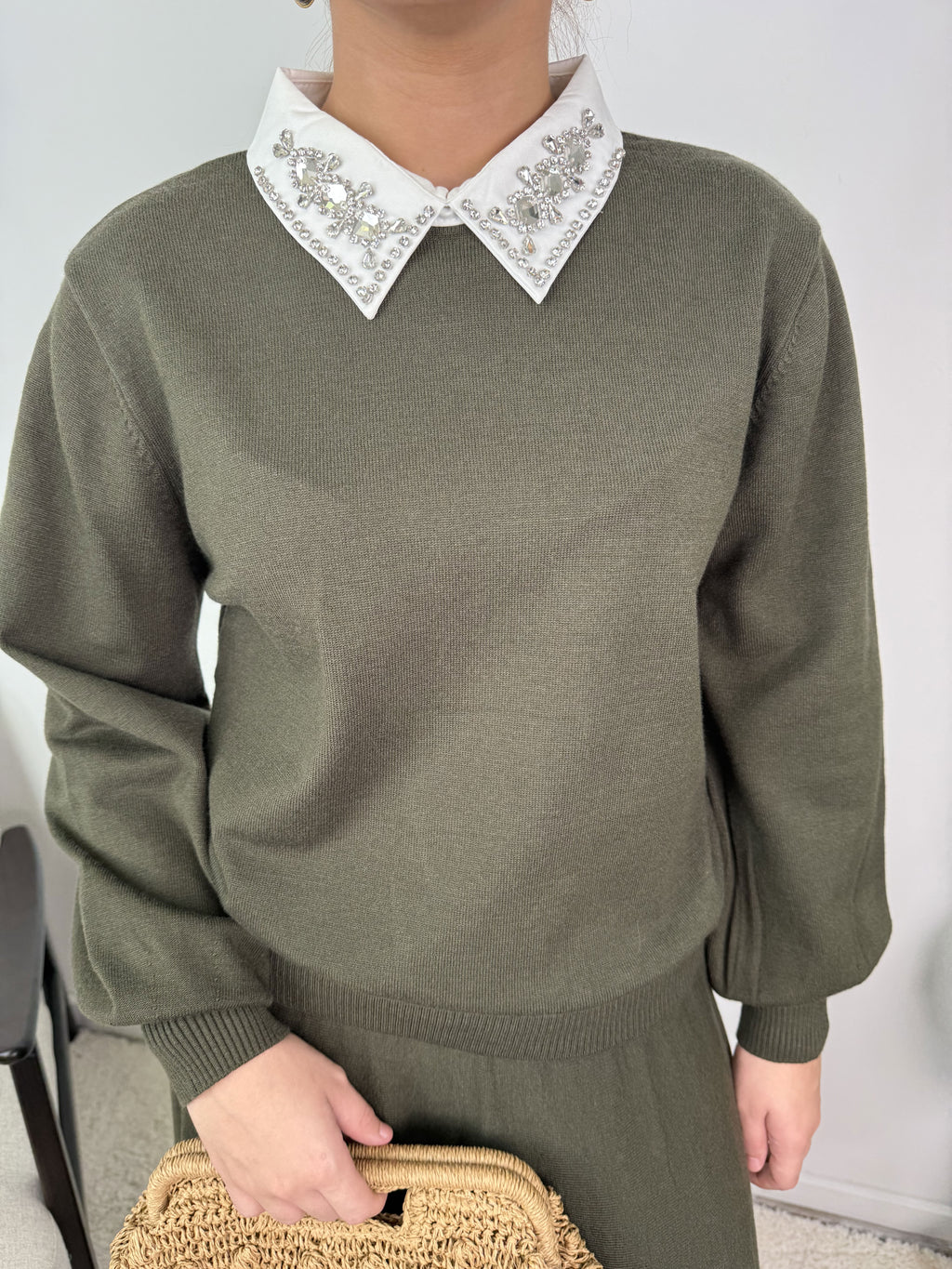 Ensemble Myra – Maille & jupe évasée
