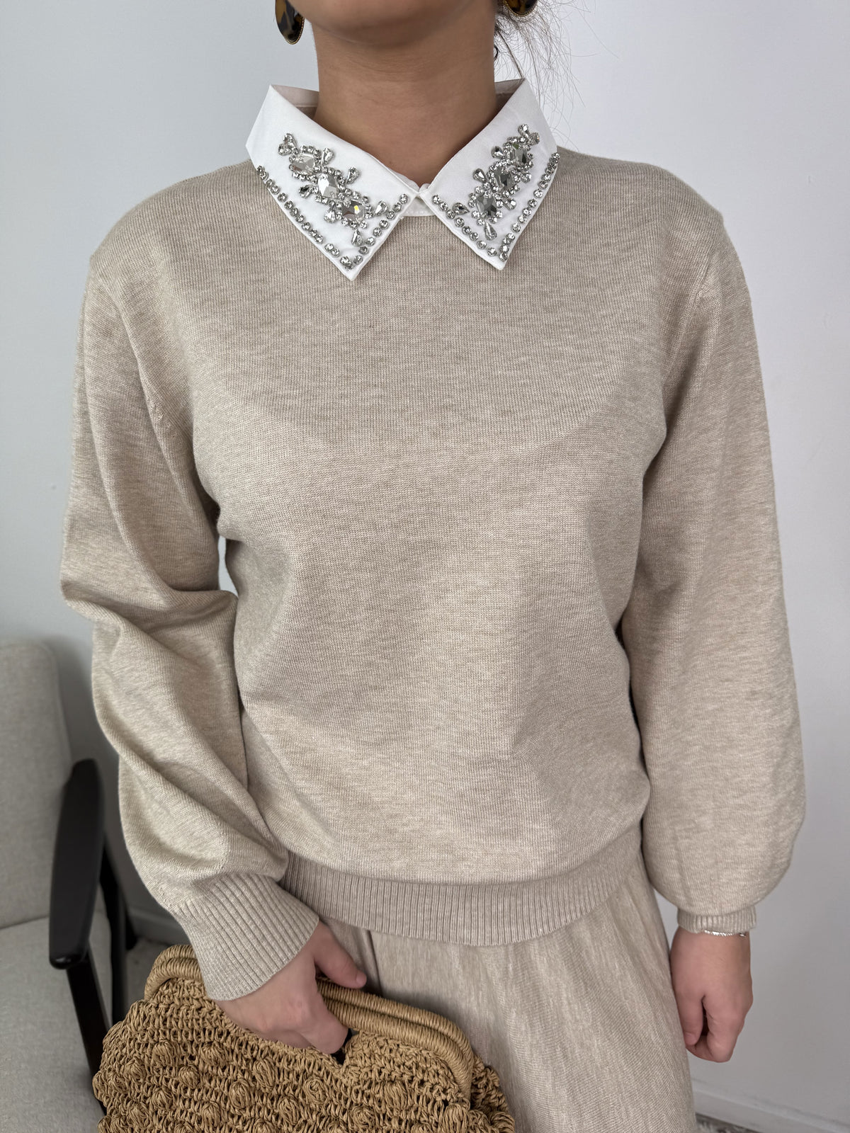Ensemble Myra – Maille & jupe évasée