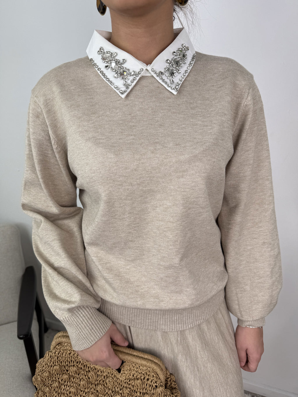 Ensemble Myra – Maille & jupe évasée