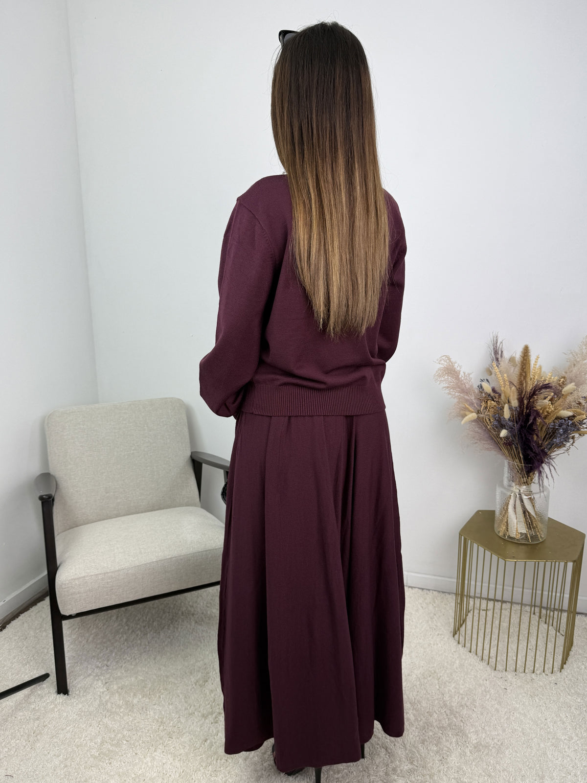 Ensemble Elise – Maille & jupe évasée
