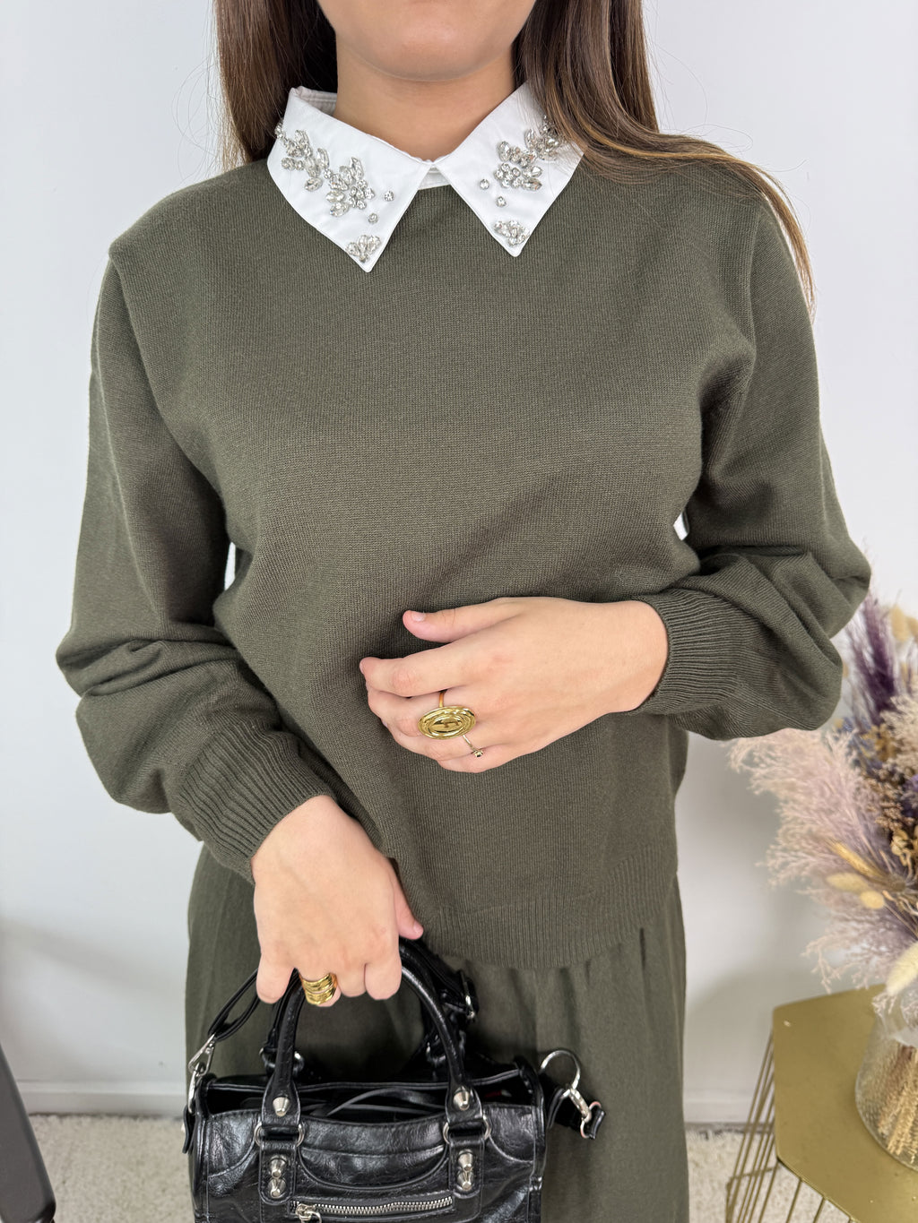 Ensemble Elise – Maille & jupe évasée
