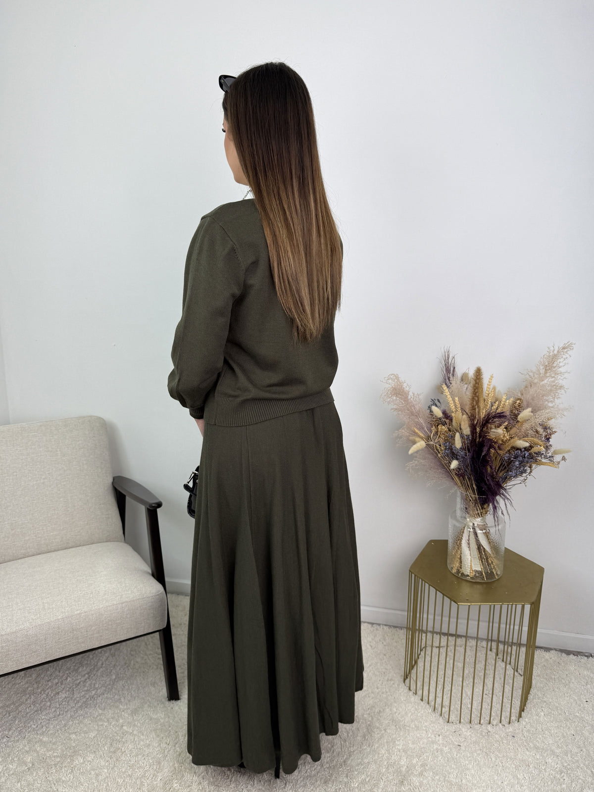 Ensemble Elise – Maille & jupe évasée
