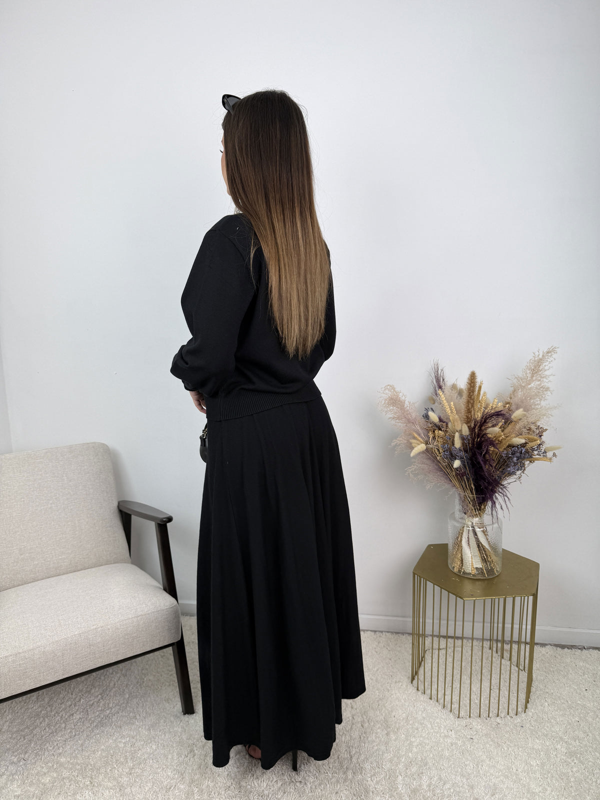 Ensemble Elise – Maille & jupe évasée